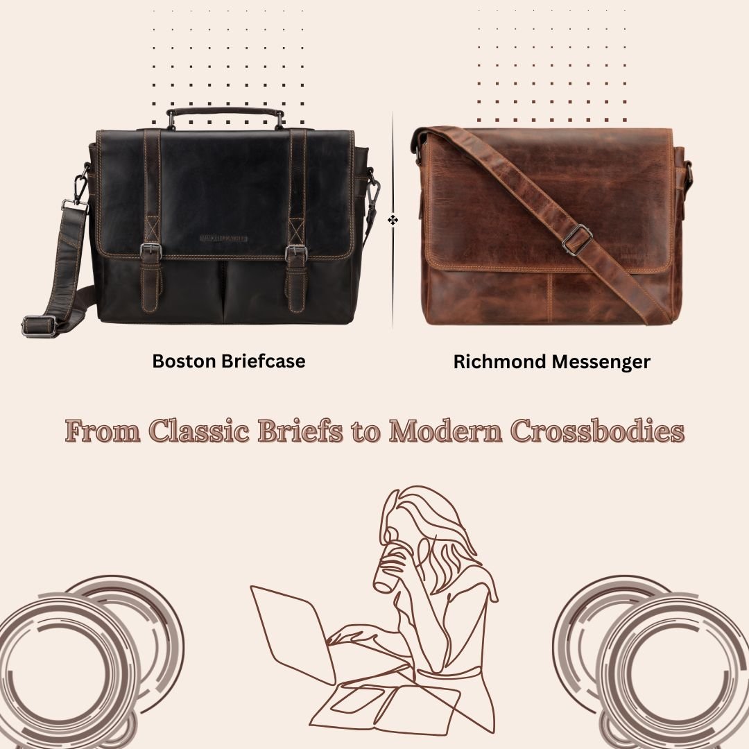 The Evolution of Work Bags: From Briefcases to Laptop-Friendly Crossbodies - Minori Leather