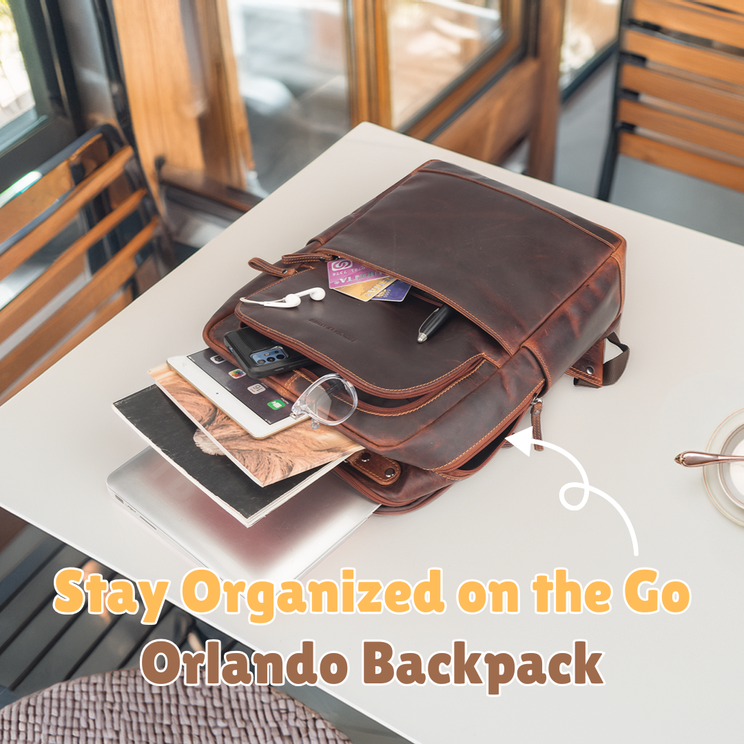 Stay Organized on the Go: Inside the Orlando Backpack’s Smart Storage