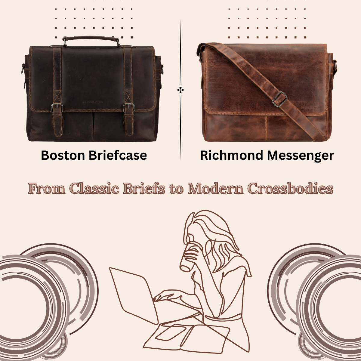 The Evolution of Work Bags: From Briefcases to Laptop-Friendly Crossbodies