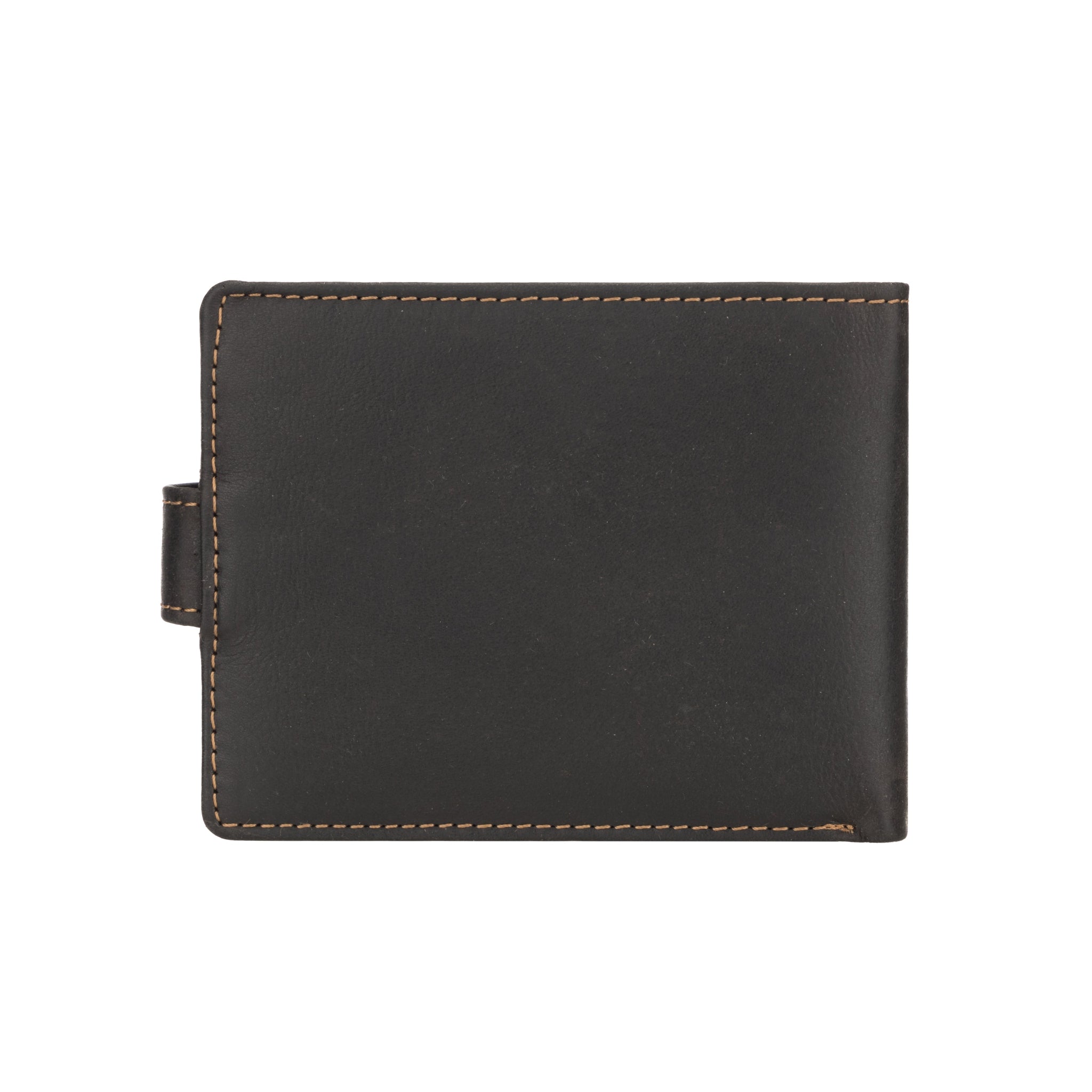 Brown Minori leather wallet on a white background