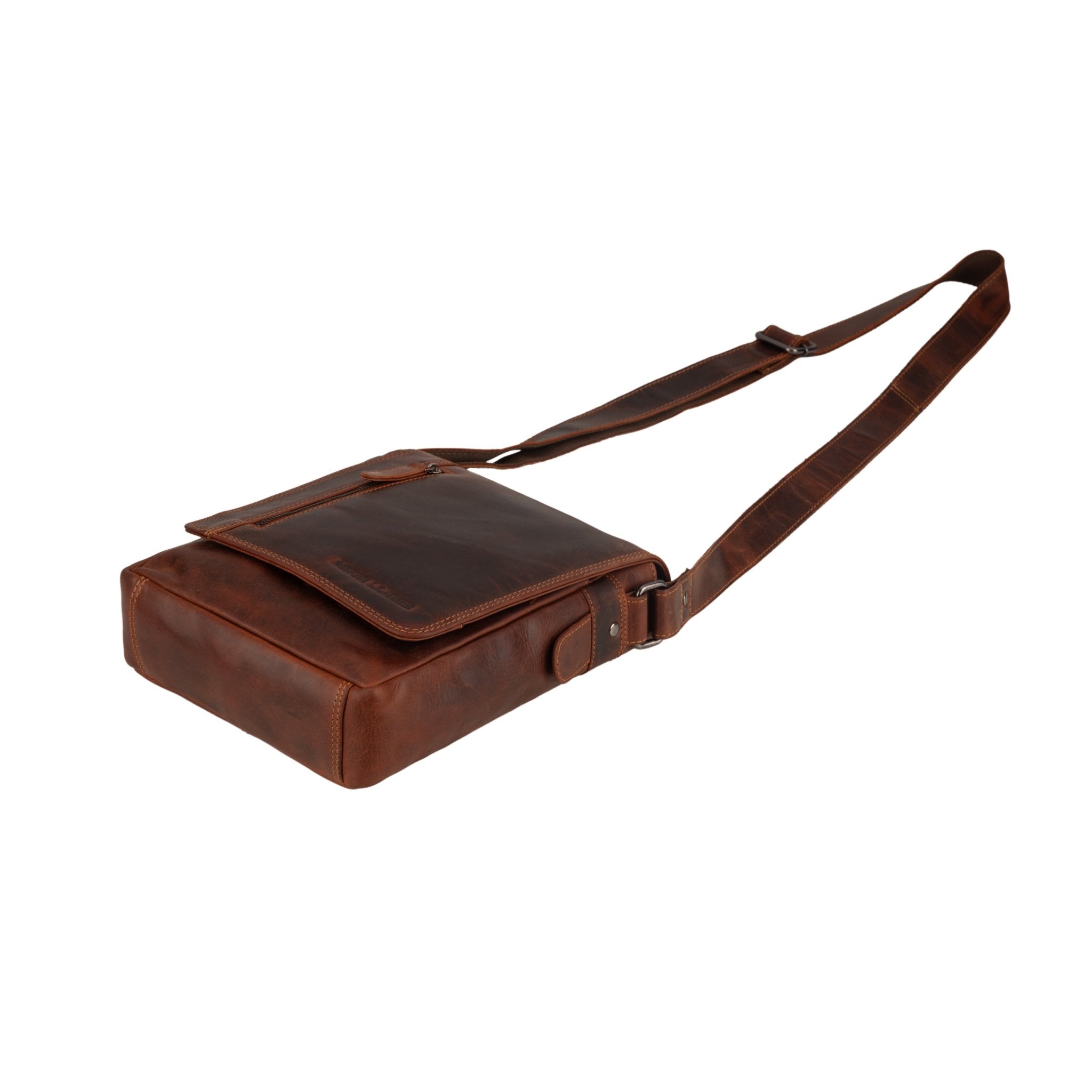 Minori Leather Knox leather crossbody bag with adjustable strap and sleek design, perfect for everyday use.