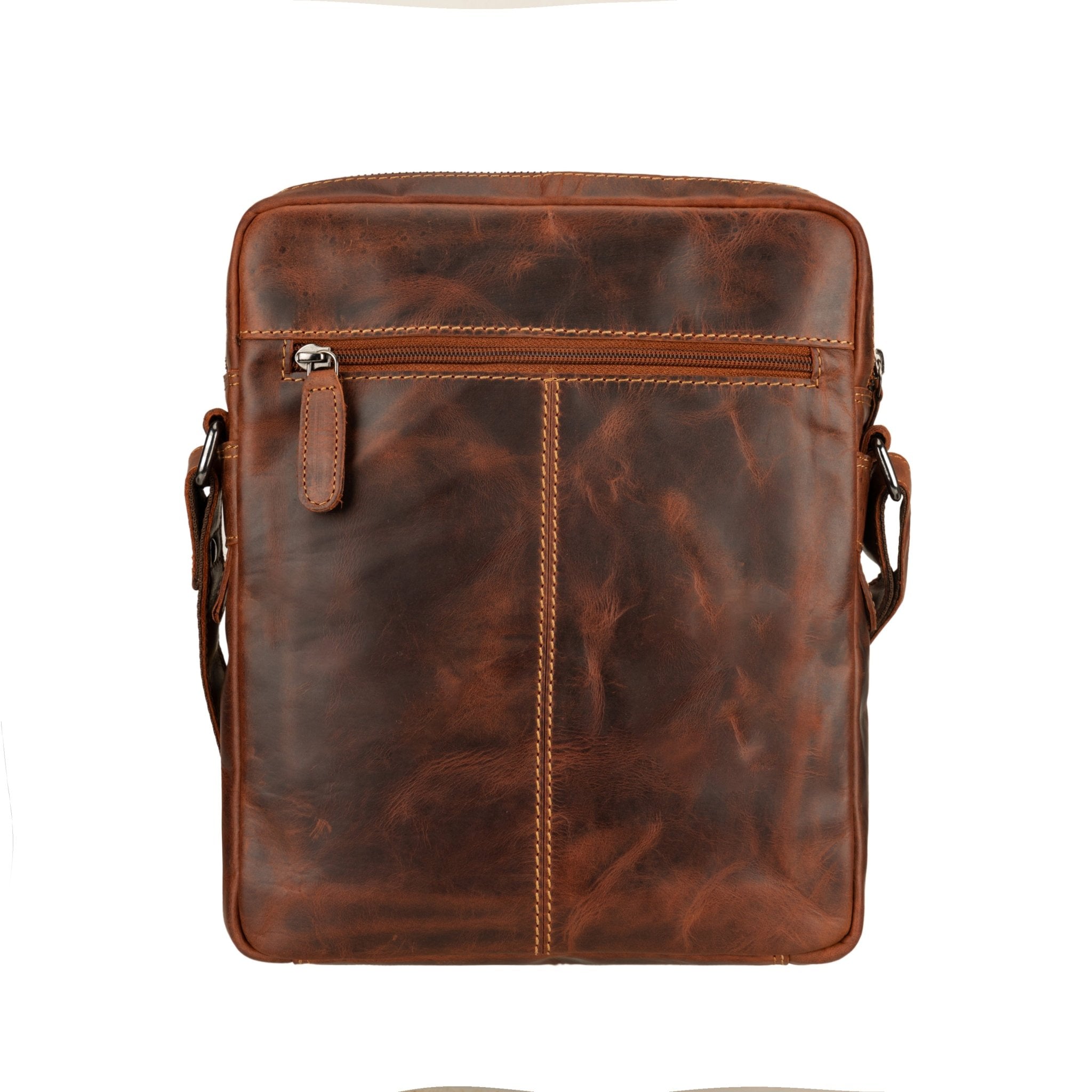 Tokyo Leather Crossbody Bag in Chestnut - Minori Leather
