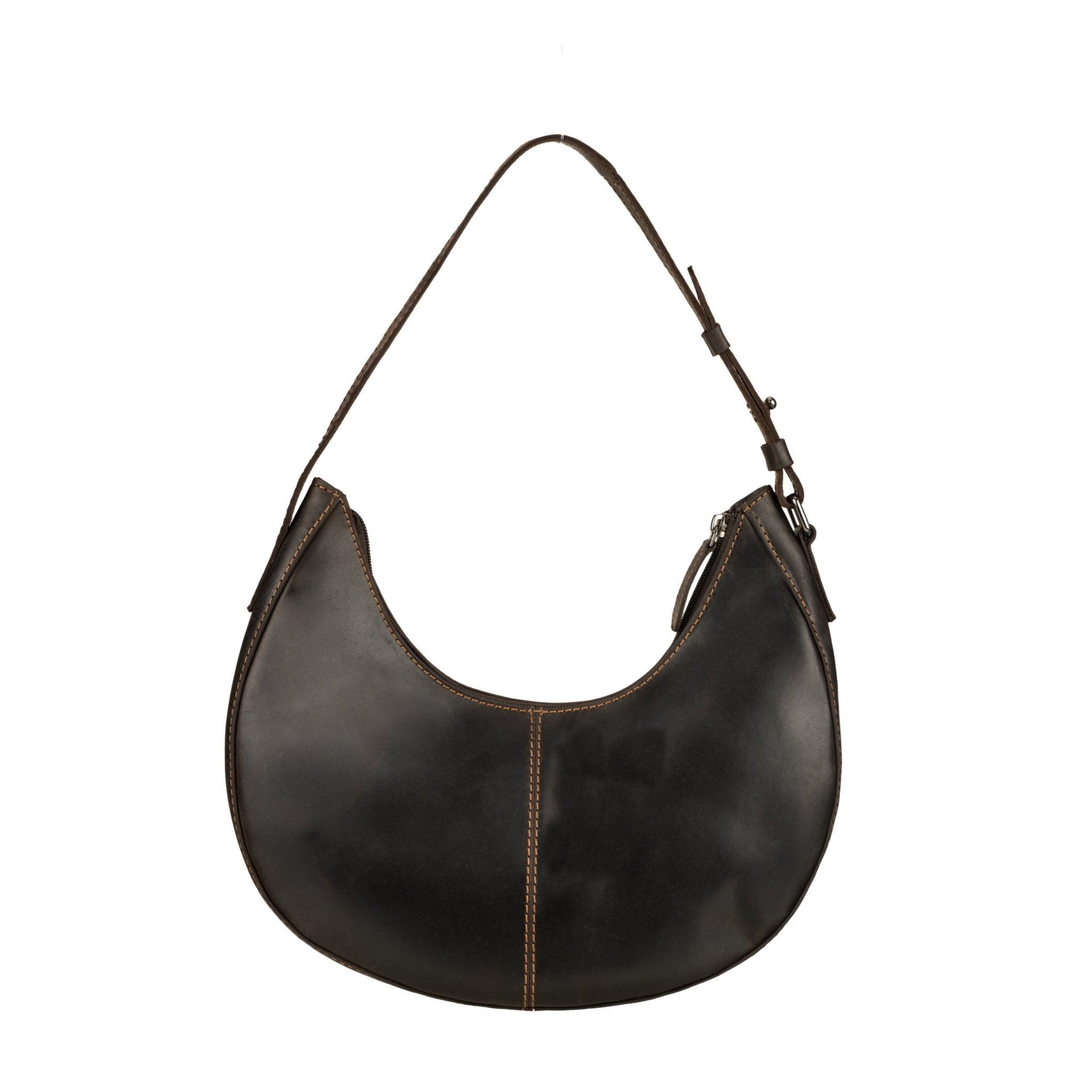 Selene Hobo Leather Shoulder Bag - Minori Leather