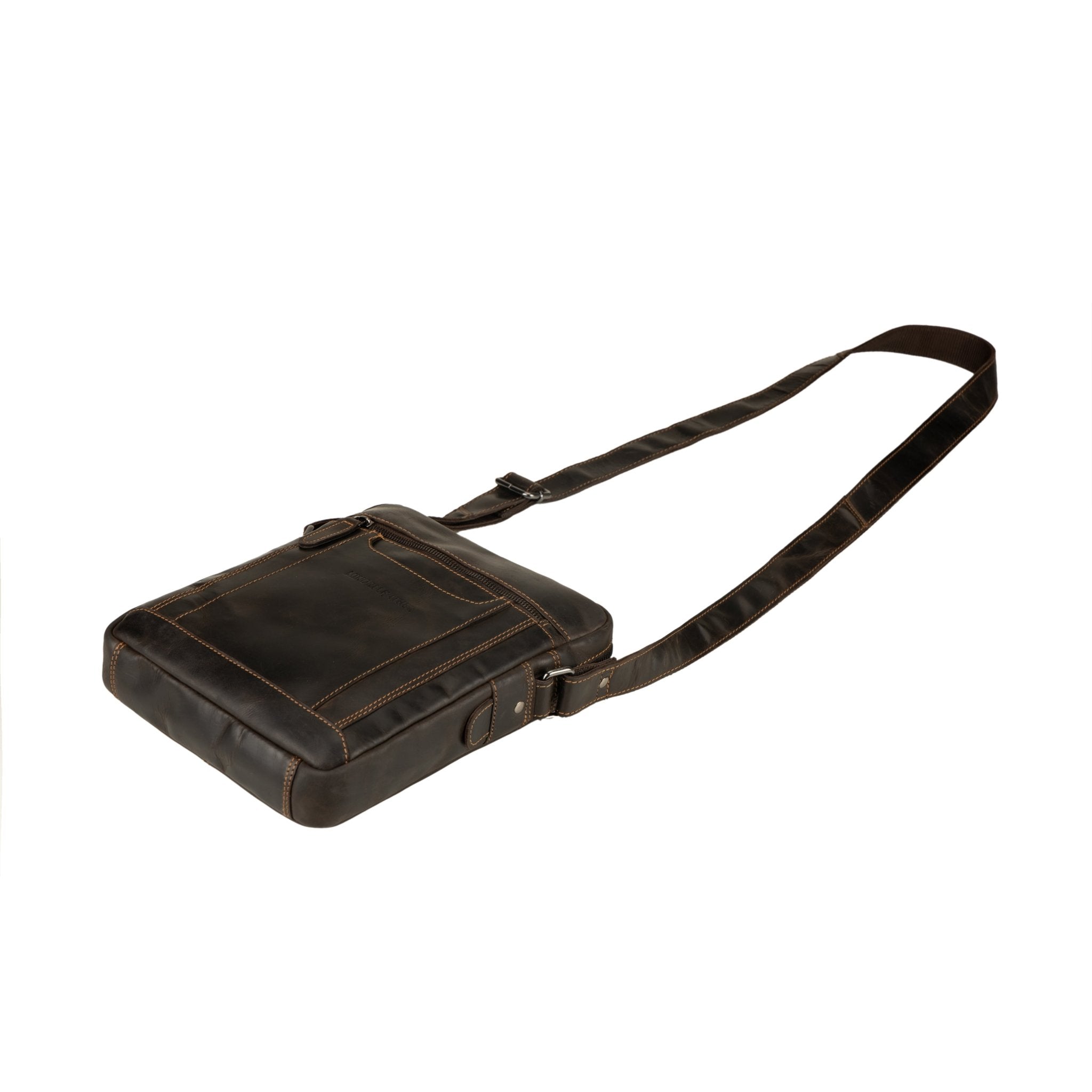 Tokyo Leather Crossbody Bag in Brown - Minori Leather
