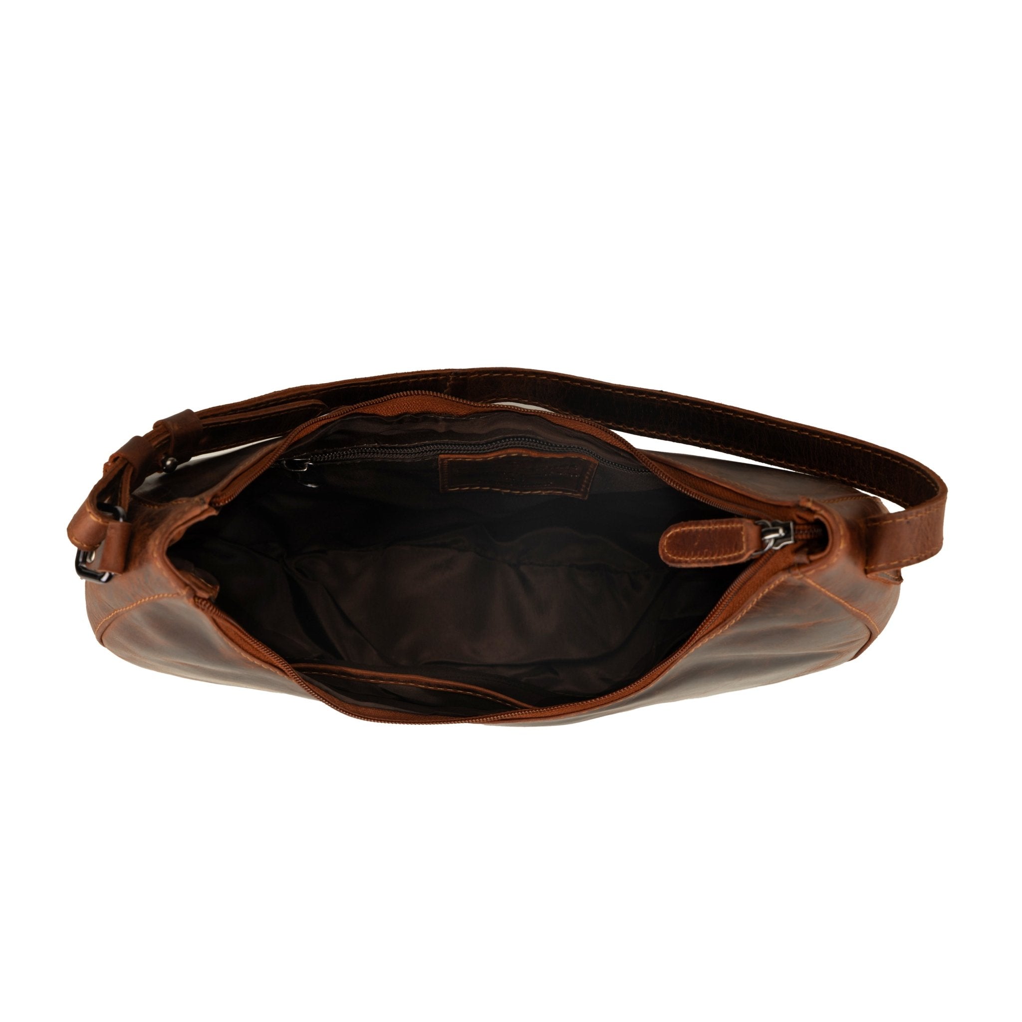 Selene Hobo Leather Shoulder Bag - Minori Leather