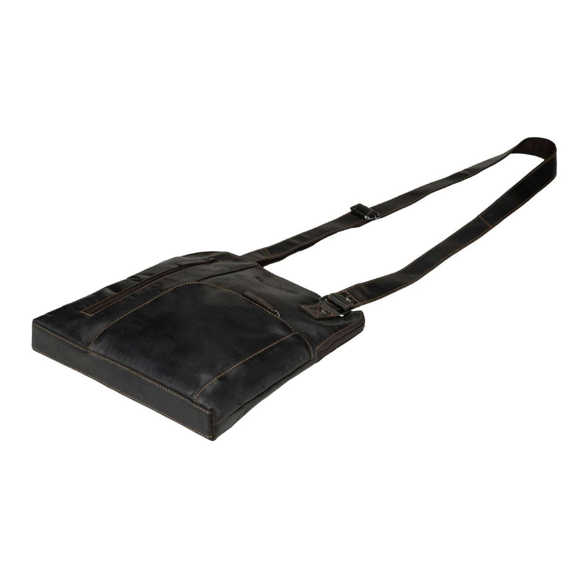 Ryder Leather Shoulder Bag – Unisex – Brown - Minori Leather