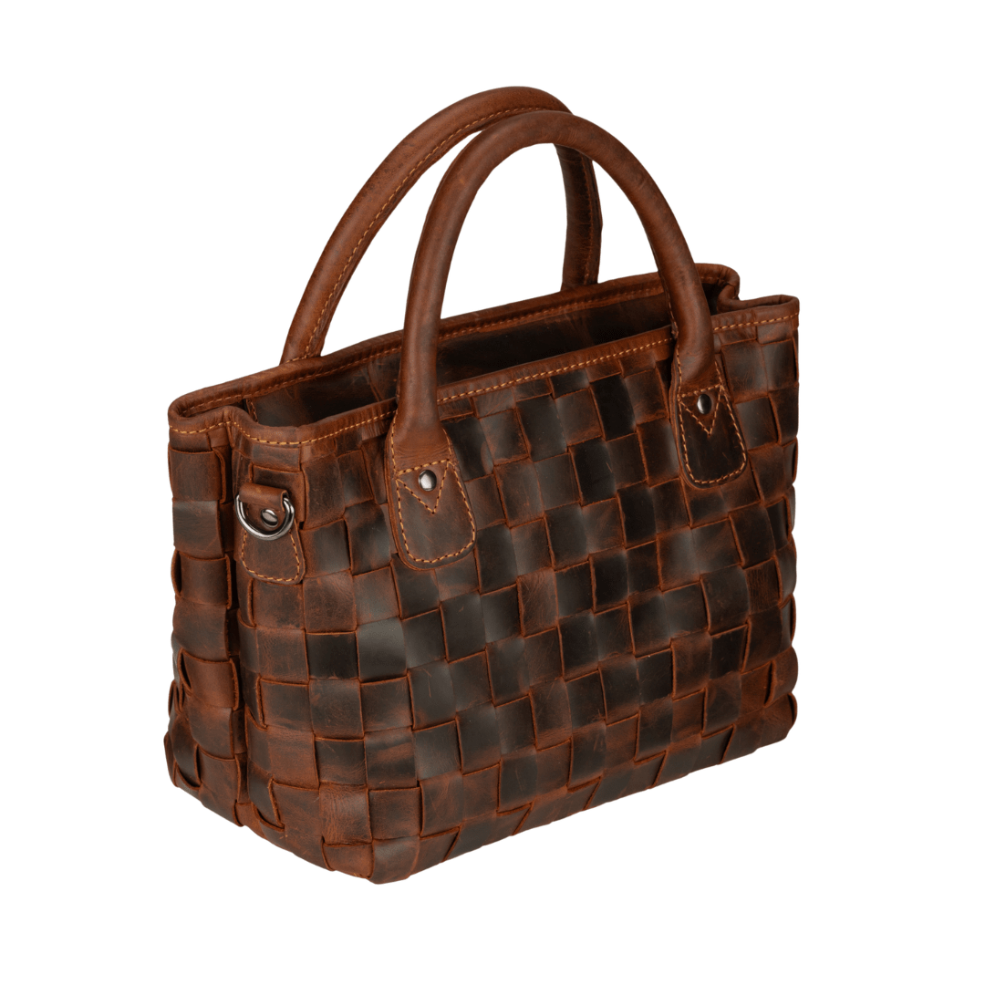 Florence Leather Tote Bag – Women – Chestnut - Minori Leather