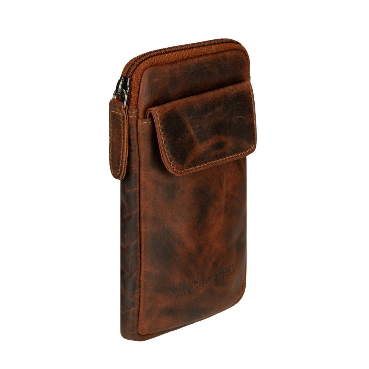 Freya Leather Sling Bag – Unisex – Chestnut - Minori Leather