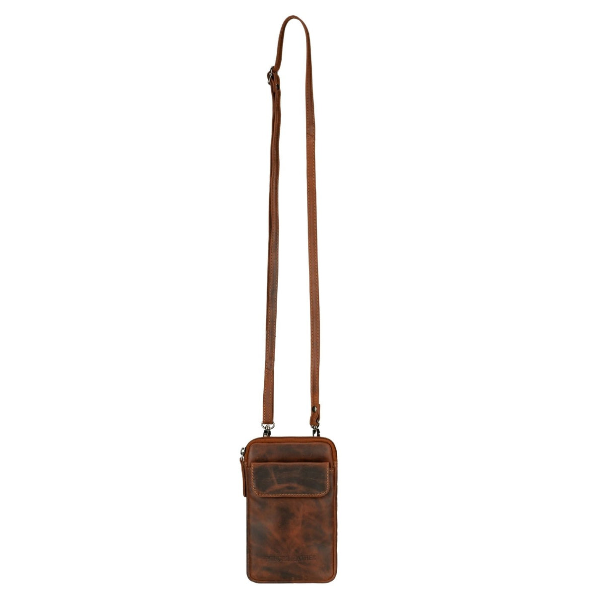 Freya Leather Sling Bag – Unisex – Chestnut - Minori Leather