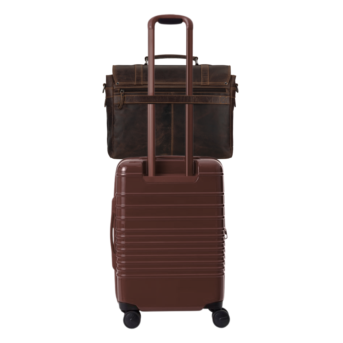 Boston Briefcase 16" Chestnut