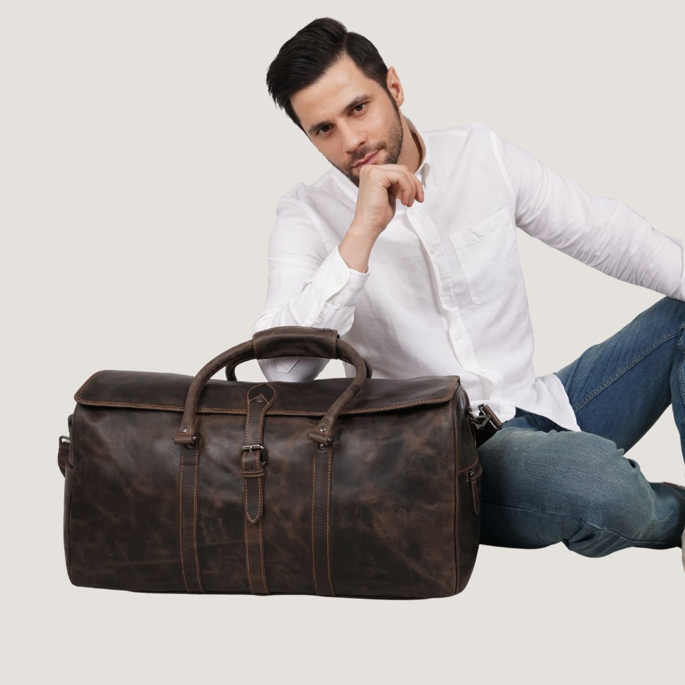 Miami Weekender Brown - Minori Leather