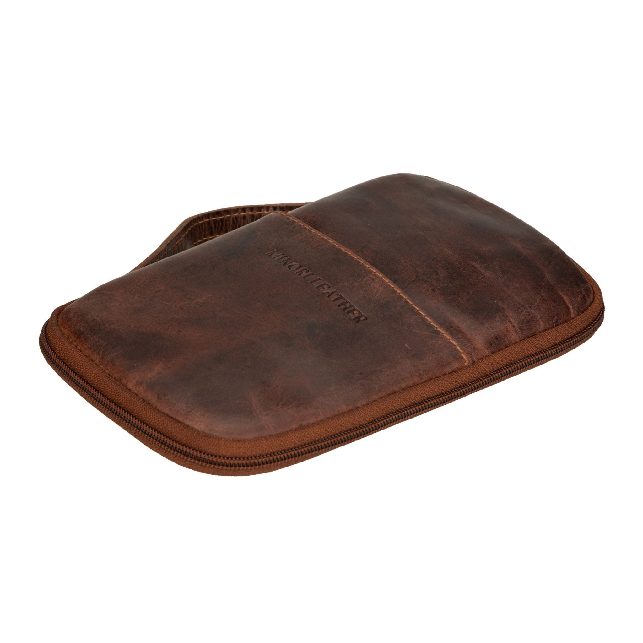 Monroe Passport Wallet – Chestnut - Minori Leather