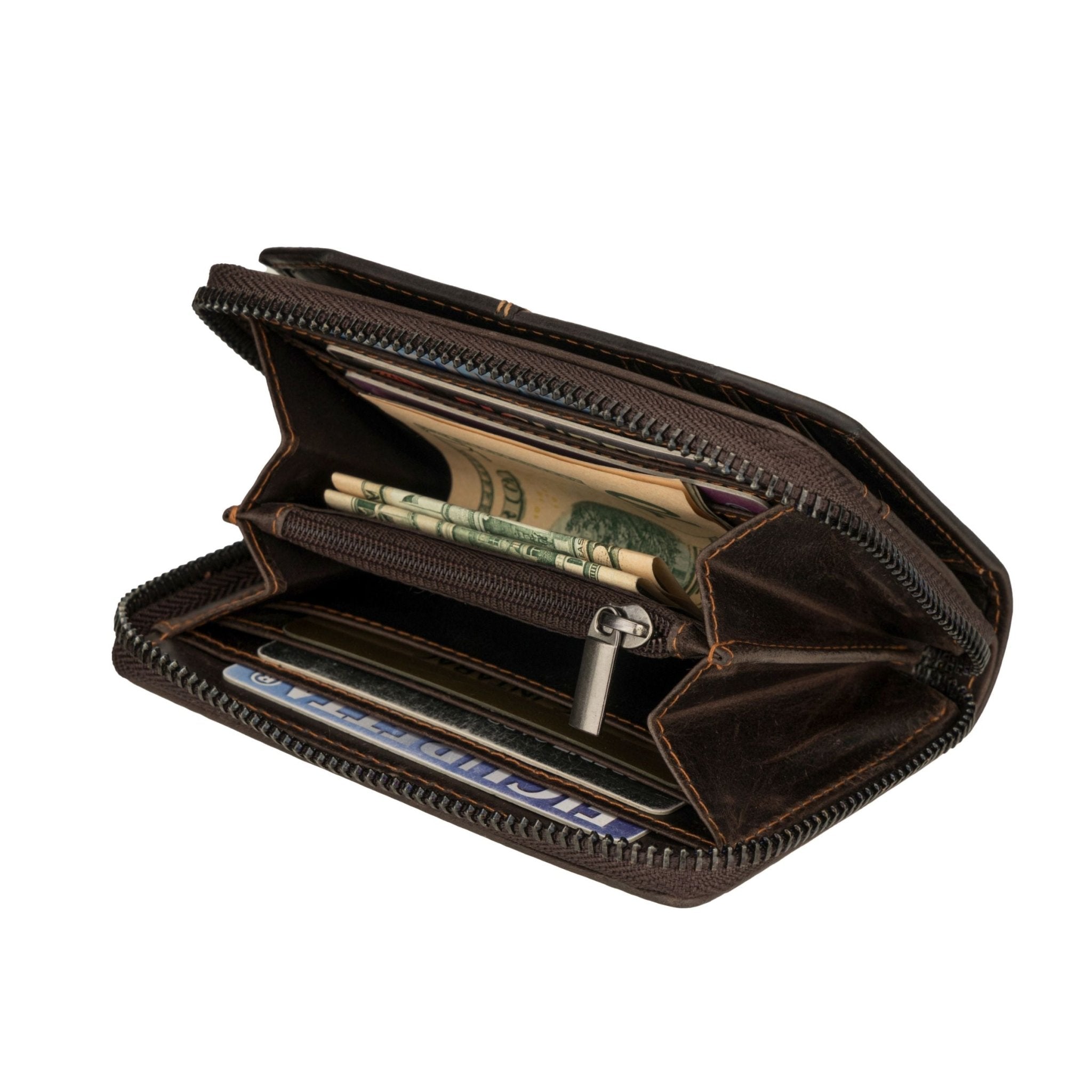 Nora Wallet Brown - Minori Leather