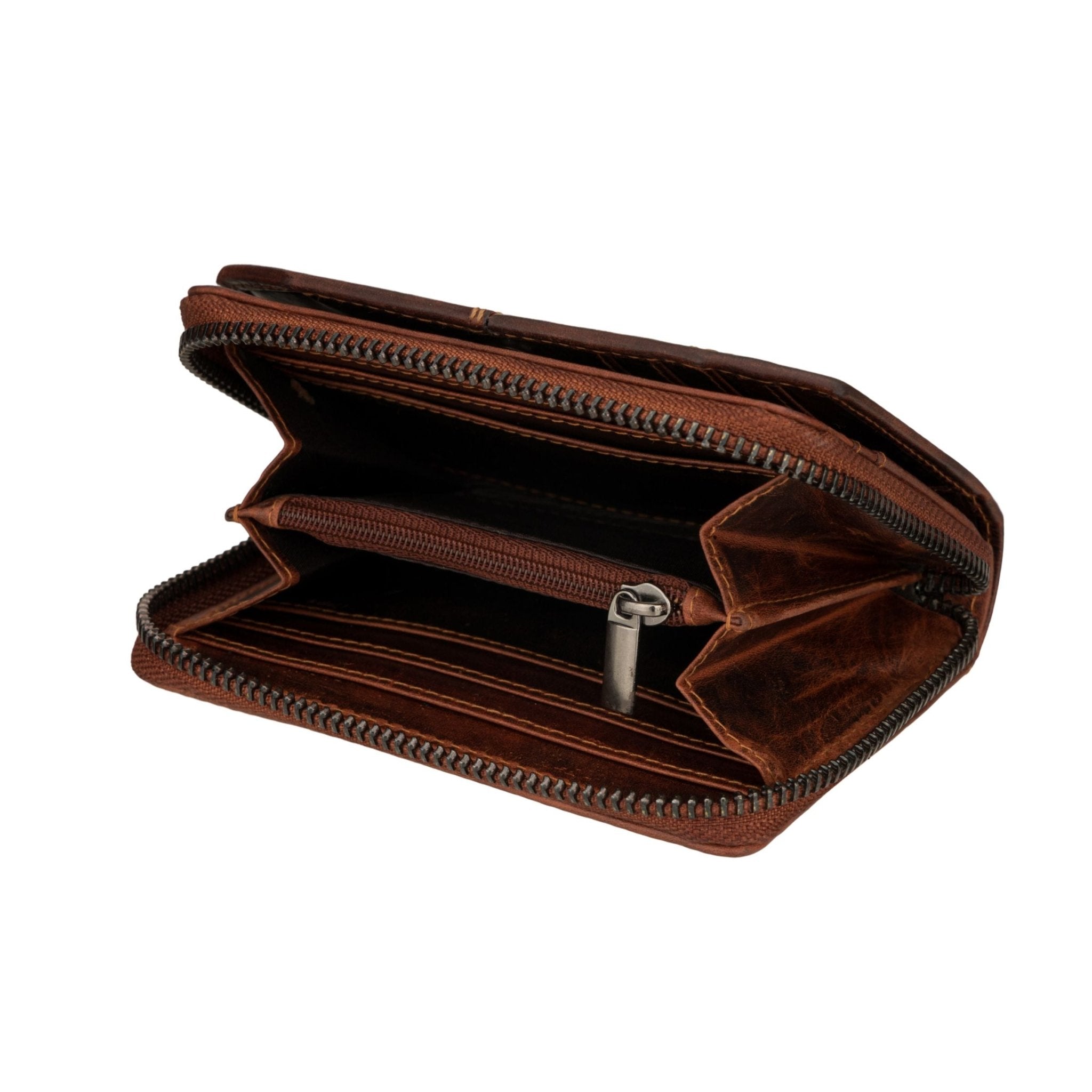 Nora Wallet Chestnut - Minori Leather