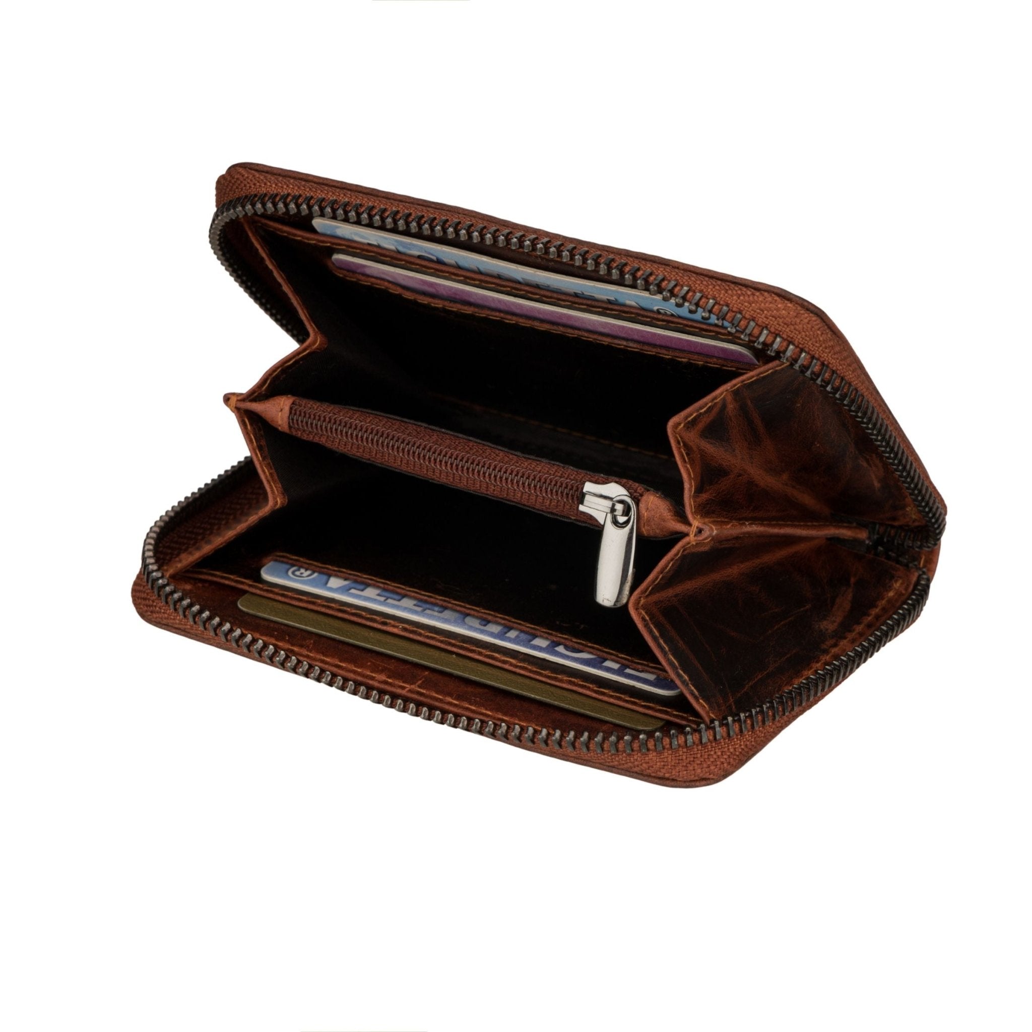 Hazel Wallet Chestnut - Minori Leather