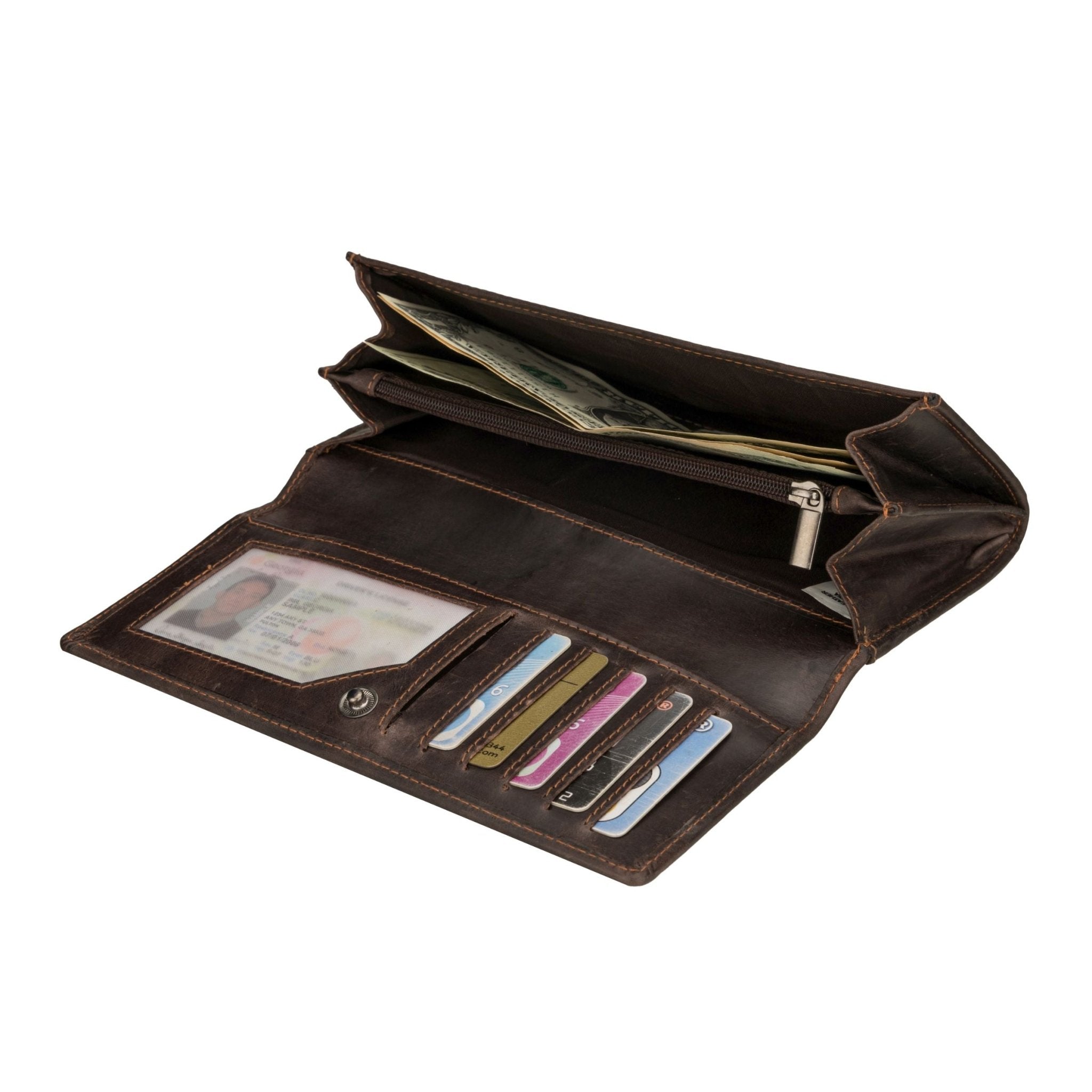 Charlotte Wallet Brown - Minori Leather