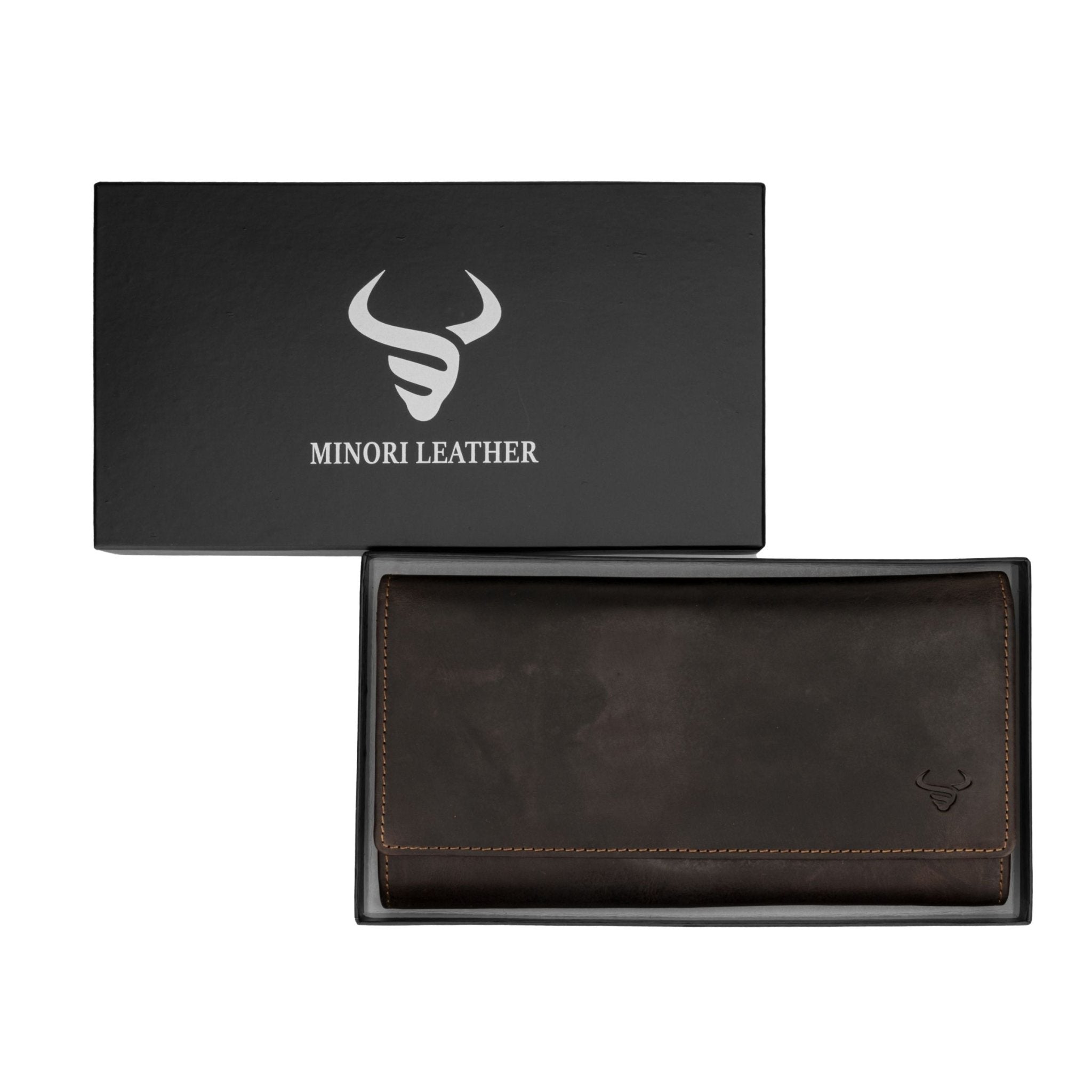 Charlotte Wallet Brown - Minori Leather