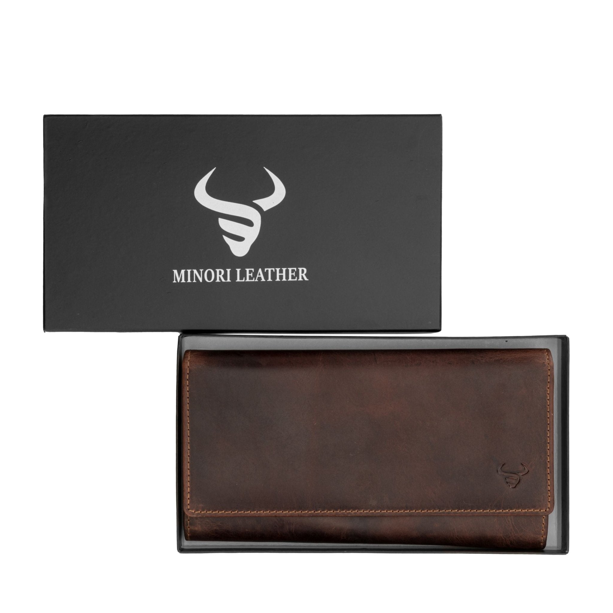 Charlotte Wallet Chestnut - Minori Leather