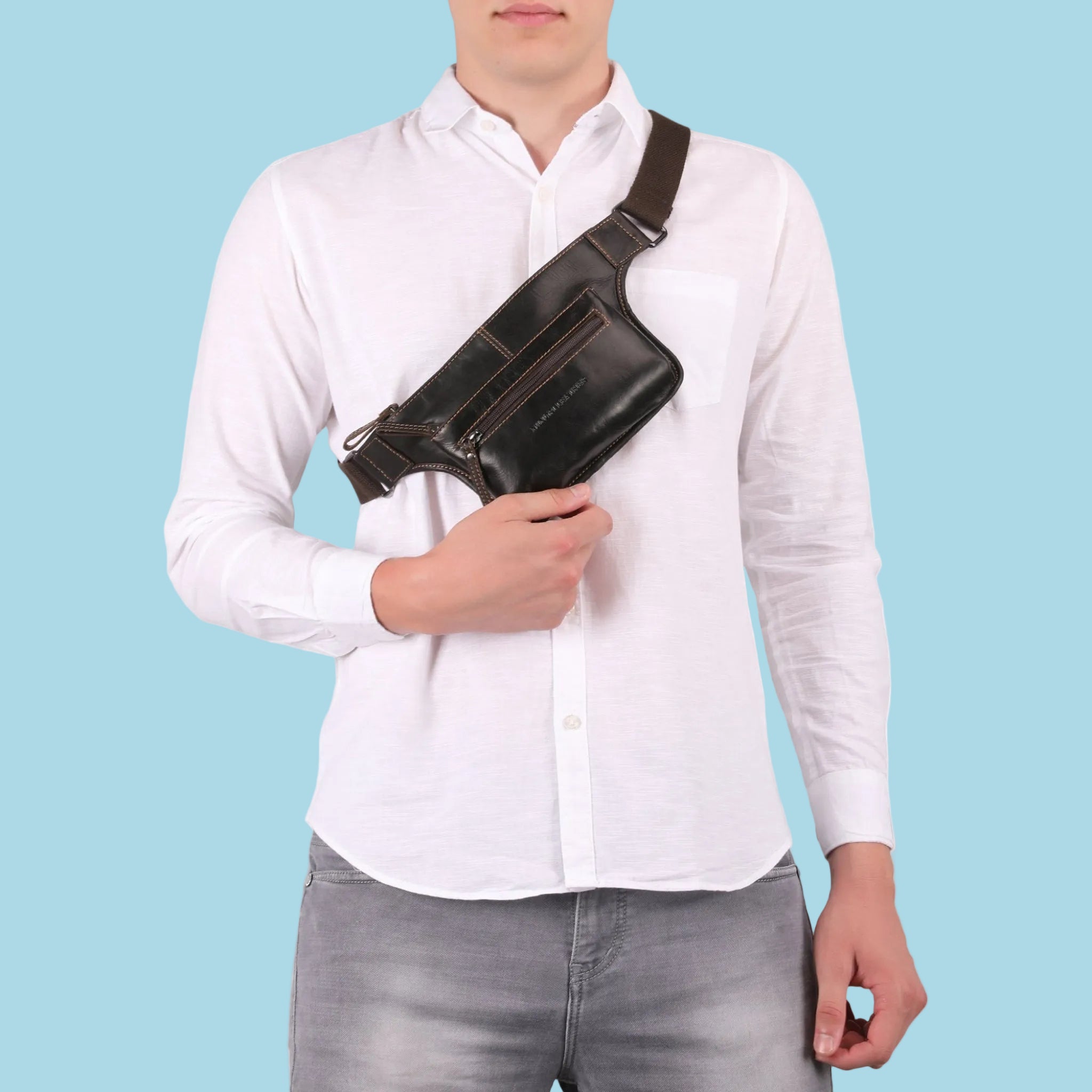 Osaka Belt Brown - Minori Leather