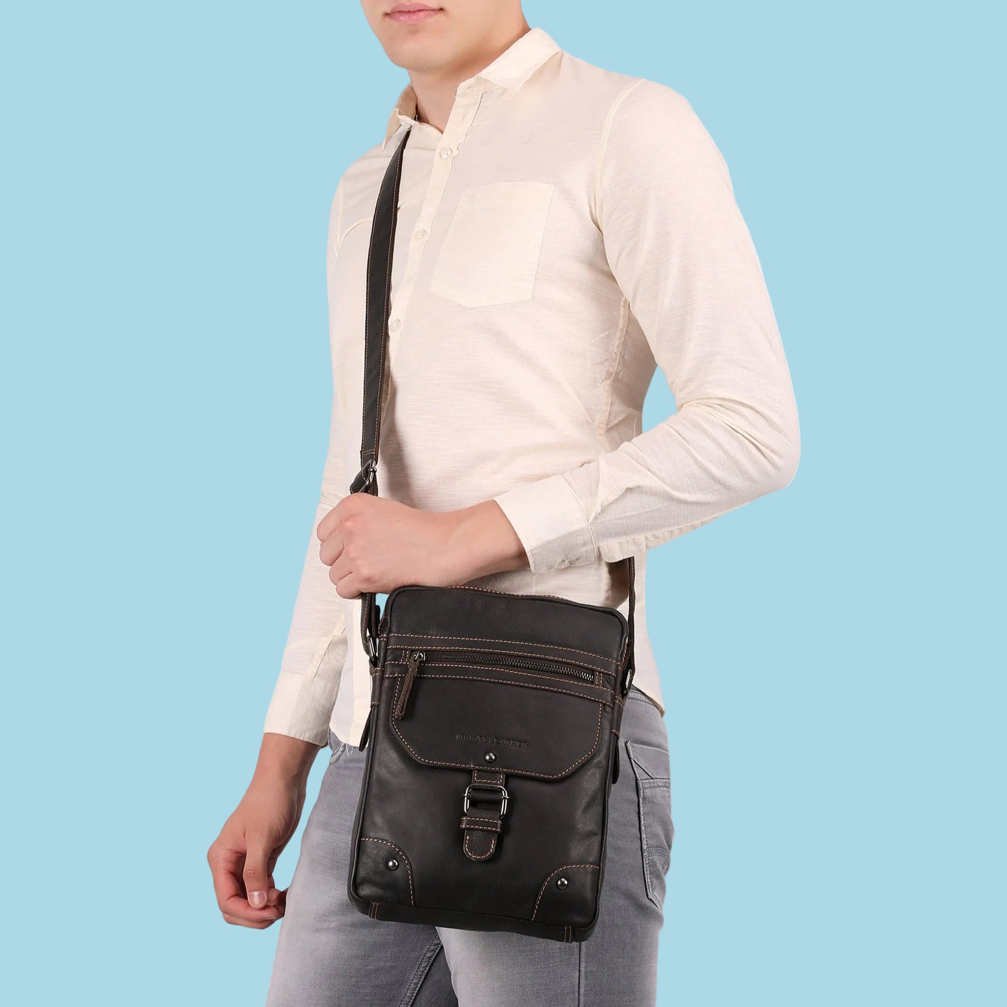 Denver Crossbody Chestnut - Minori Leather