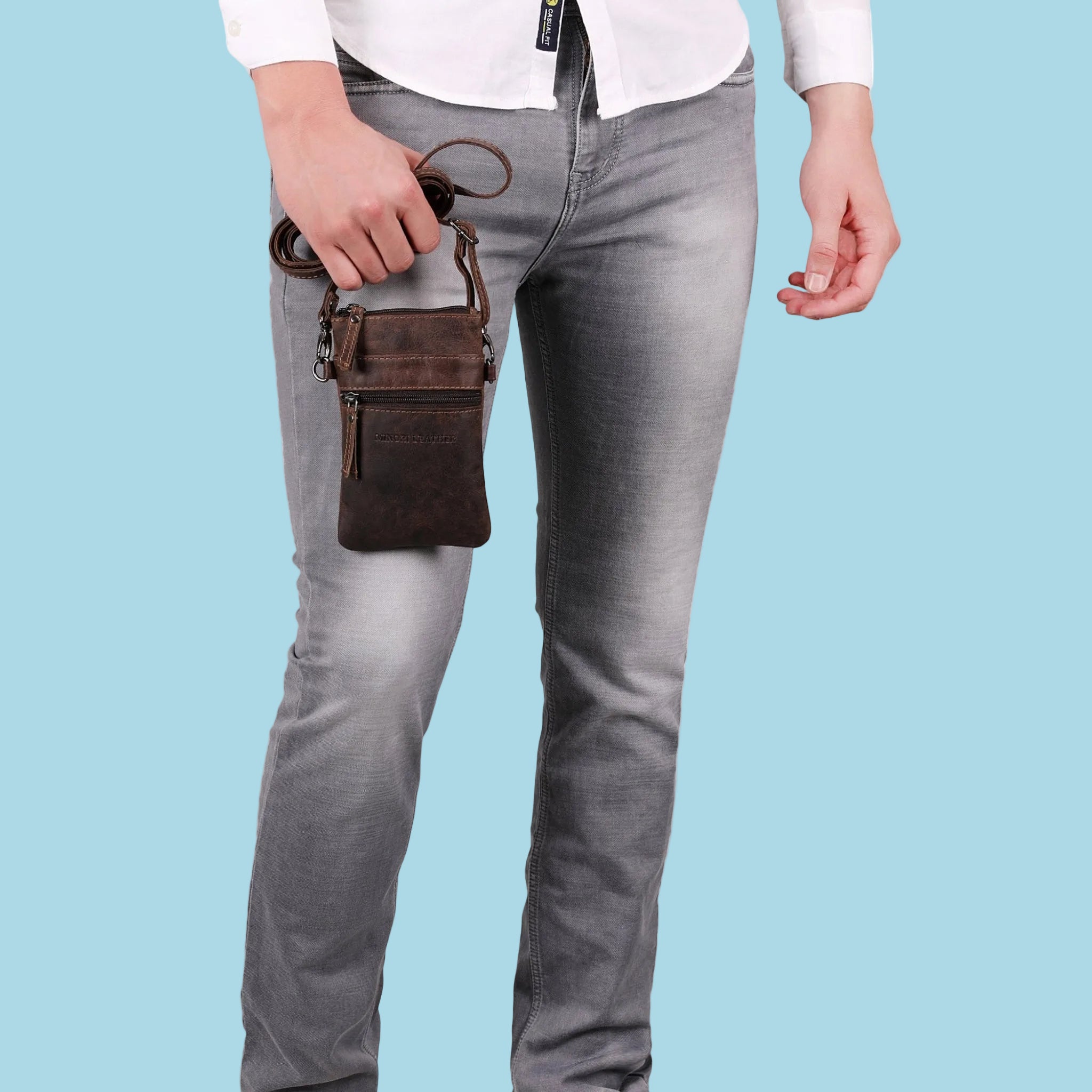 Ashford Sling Brown - Minori Leather