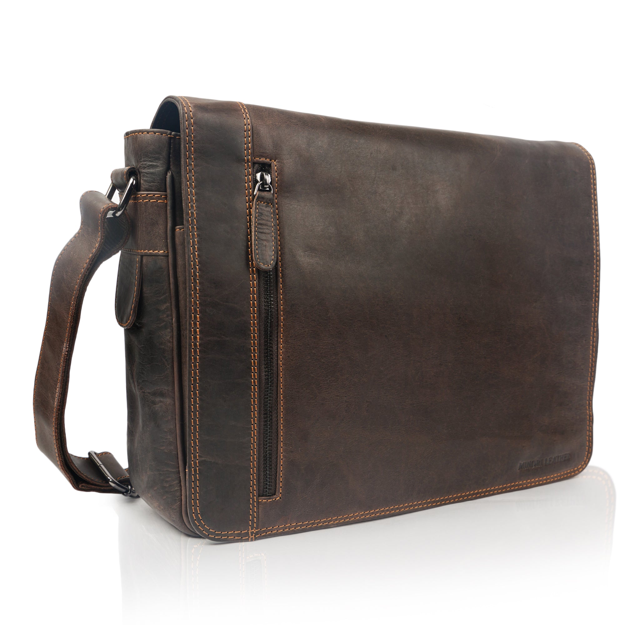 William Messenger Brown - 15" Laptop - Minori Leather