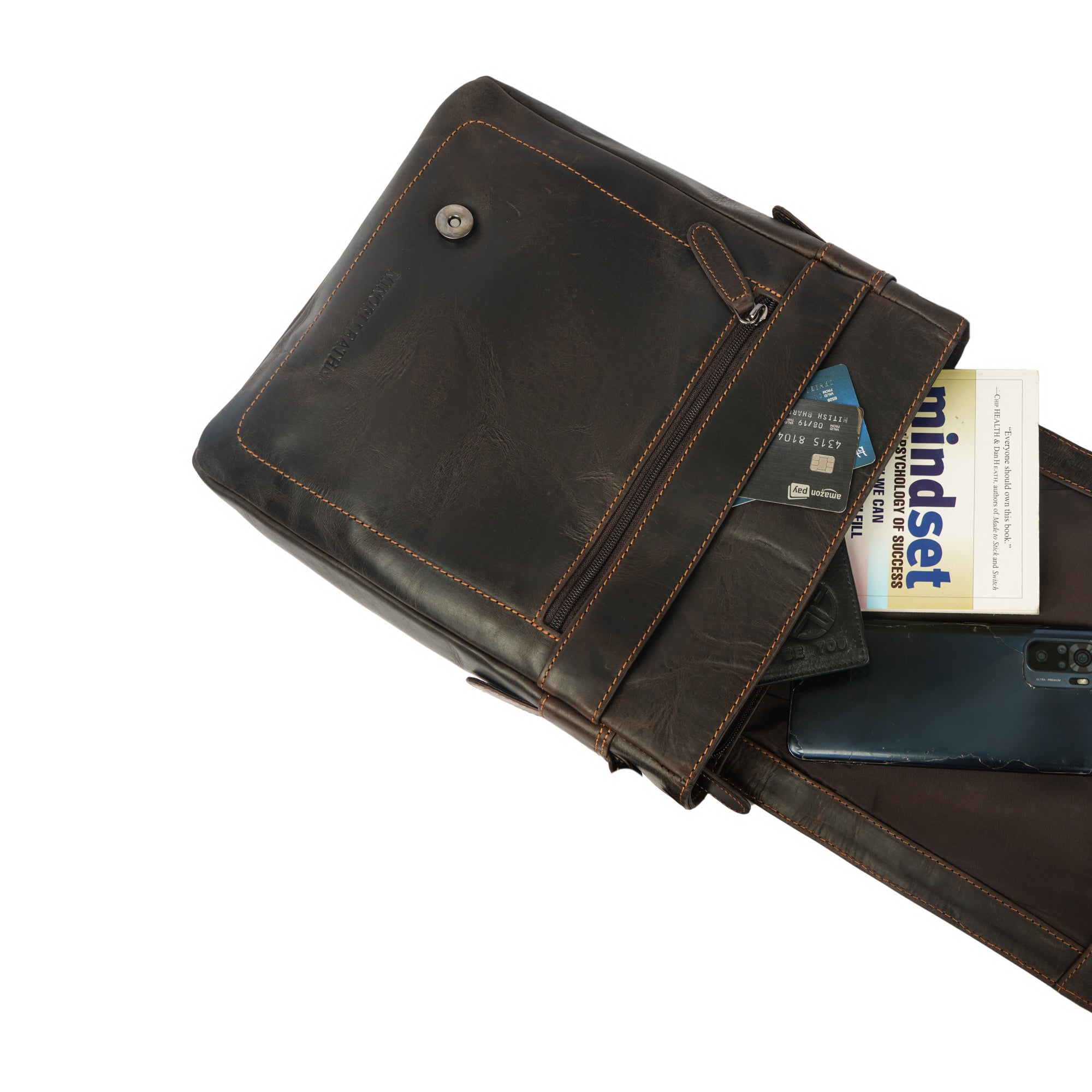 Raleigh Messenger Brown - Minori Leather