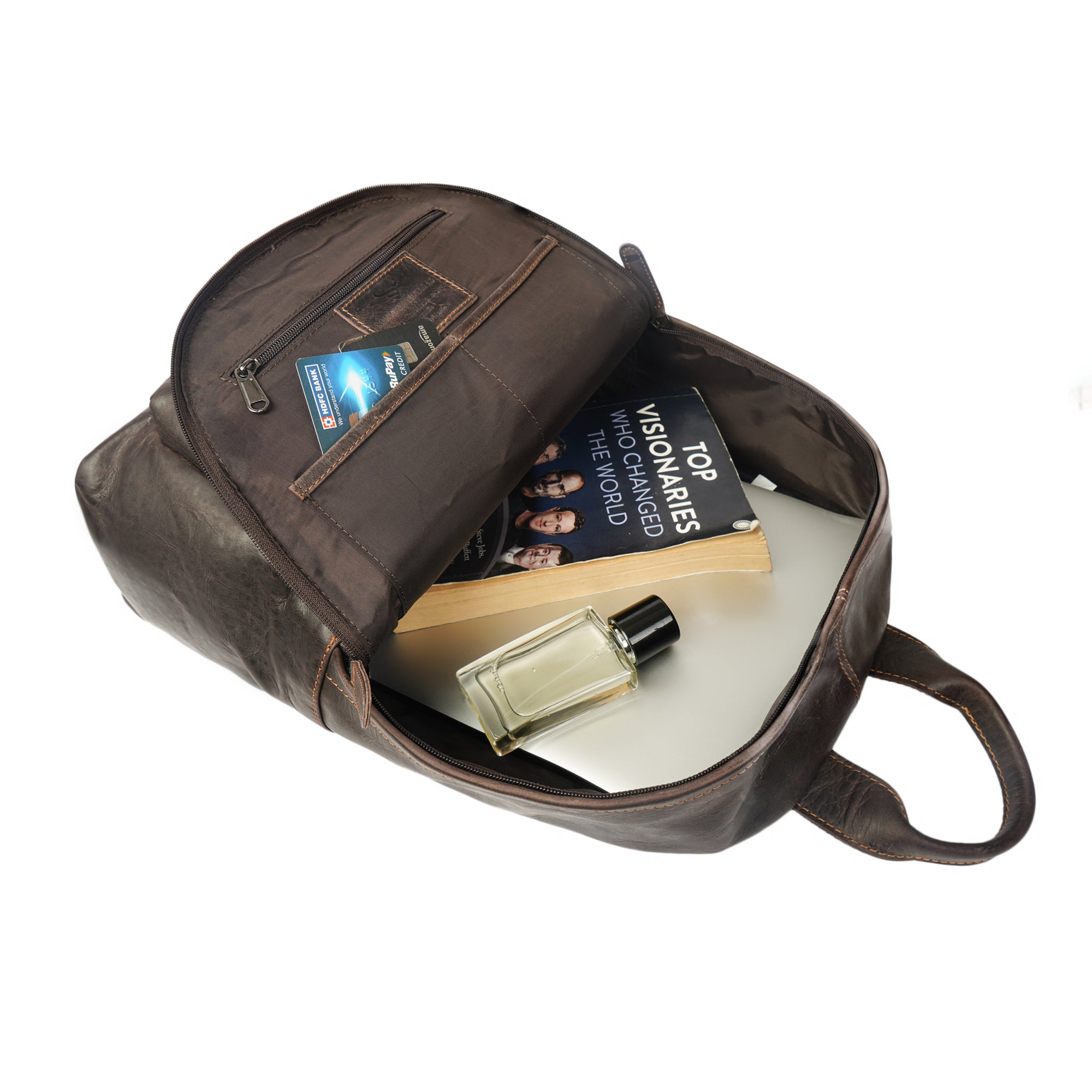 Garth Backpack Brown - Minori Leather