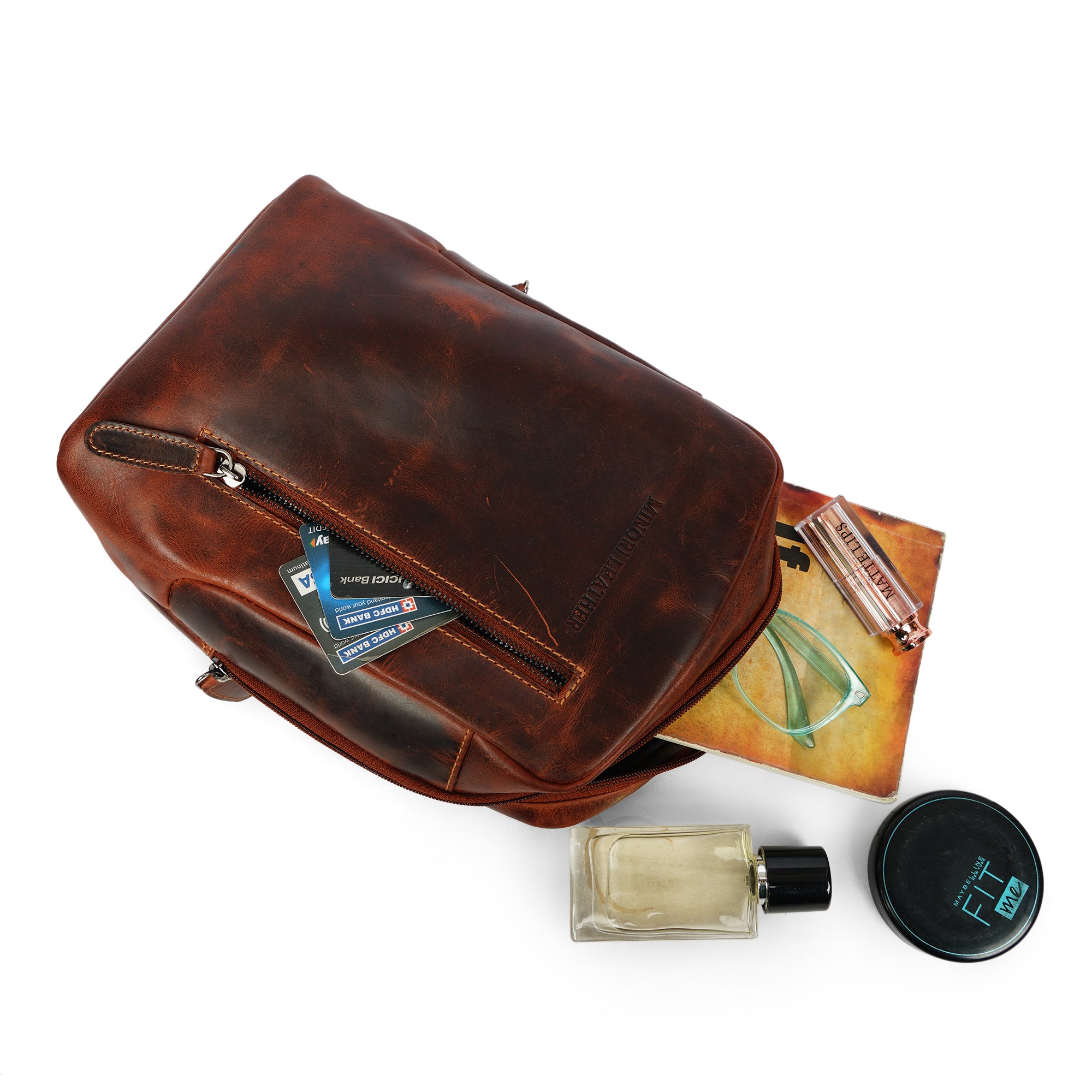 Luxe Sling Chestnut - Minori Leather