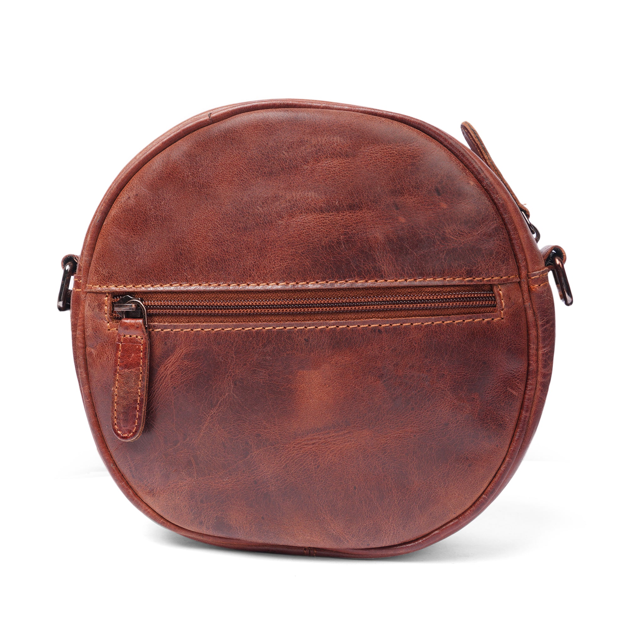 Luna Crossbody Chestnut - Minori Leather