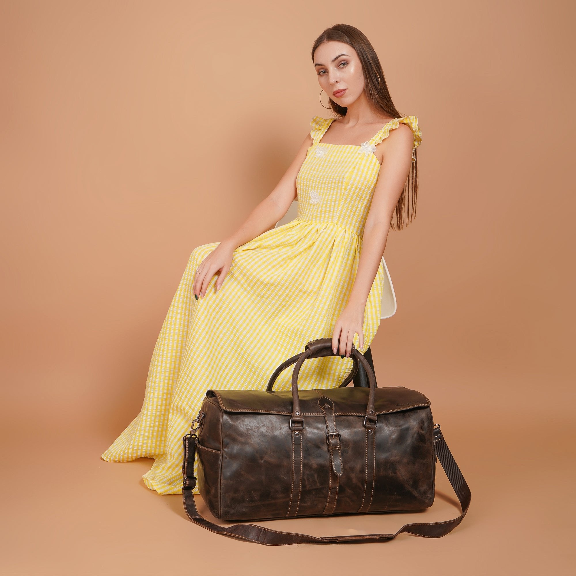 Miami Weekender Brown - Minori Leather