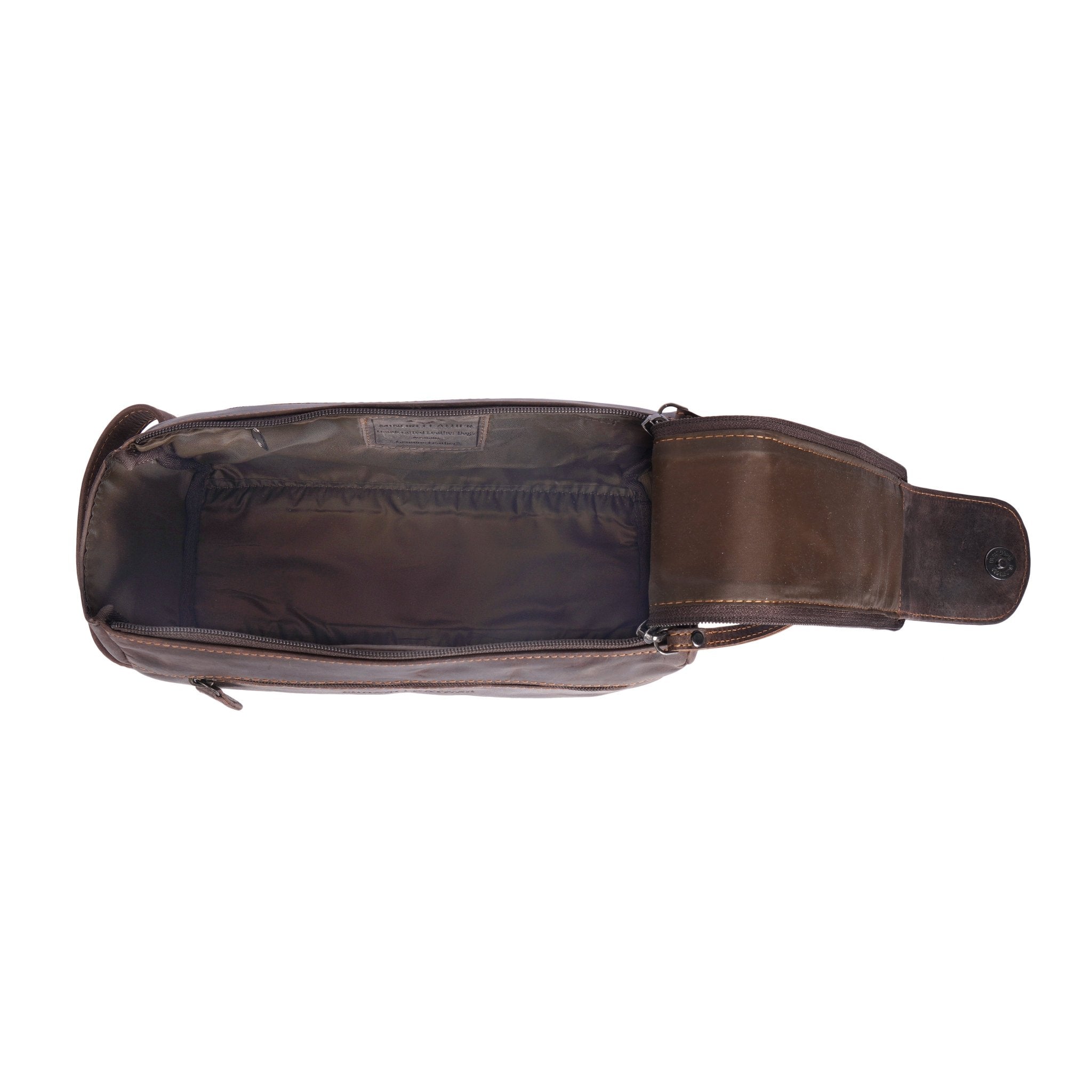 Nomad Toiletry Brown - Minori Leather