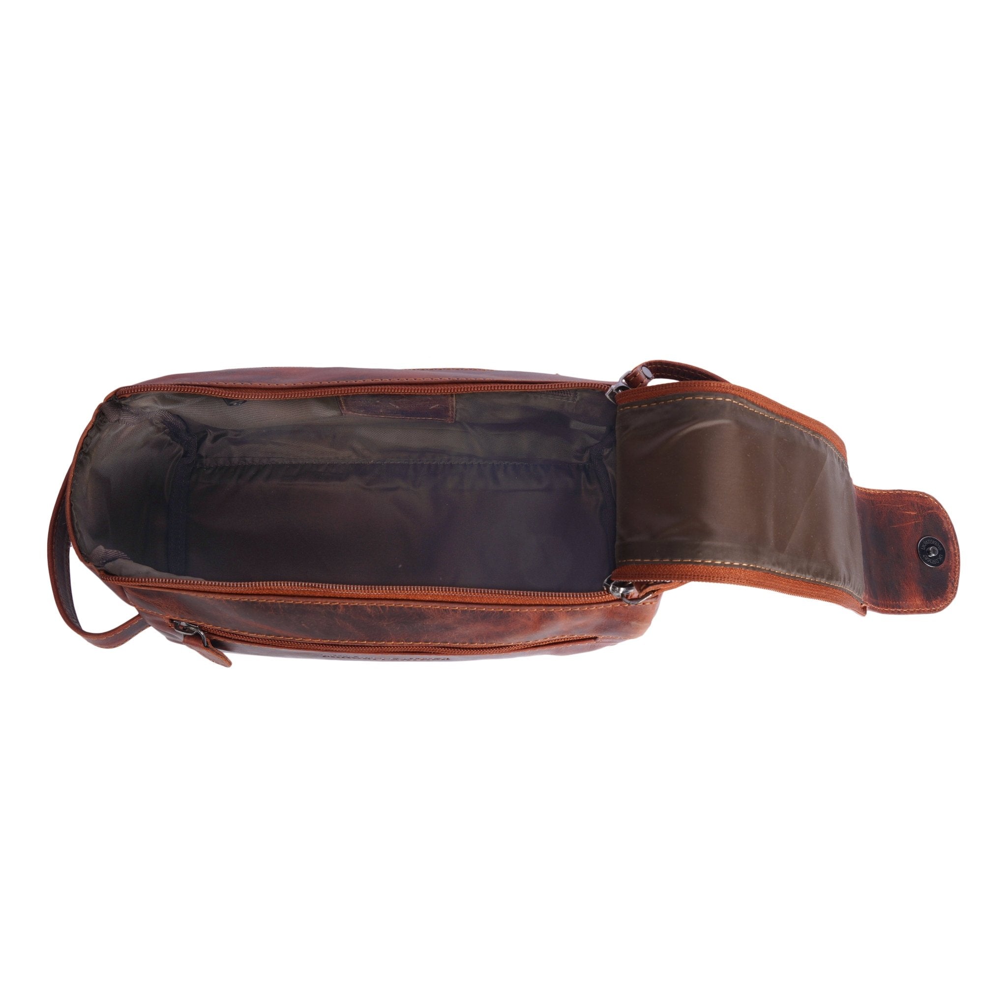 Nomad Toiletry Chestnut - Minori Leather