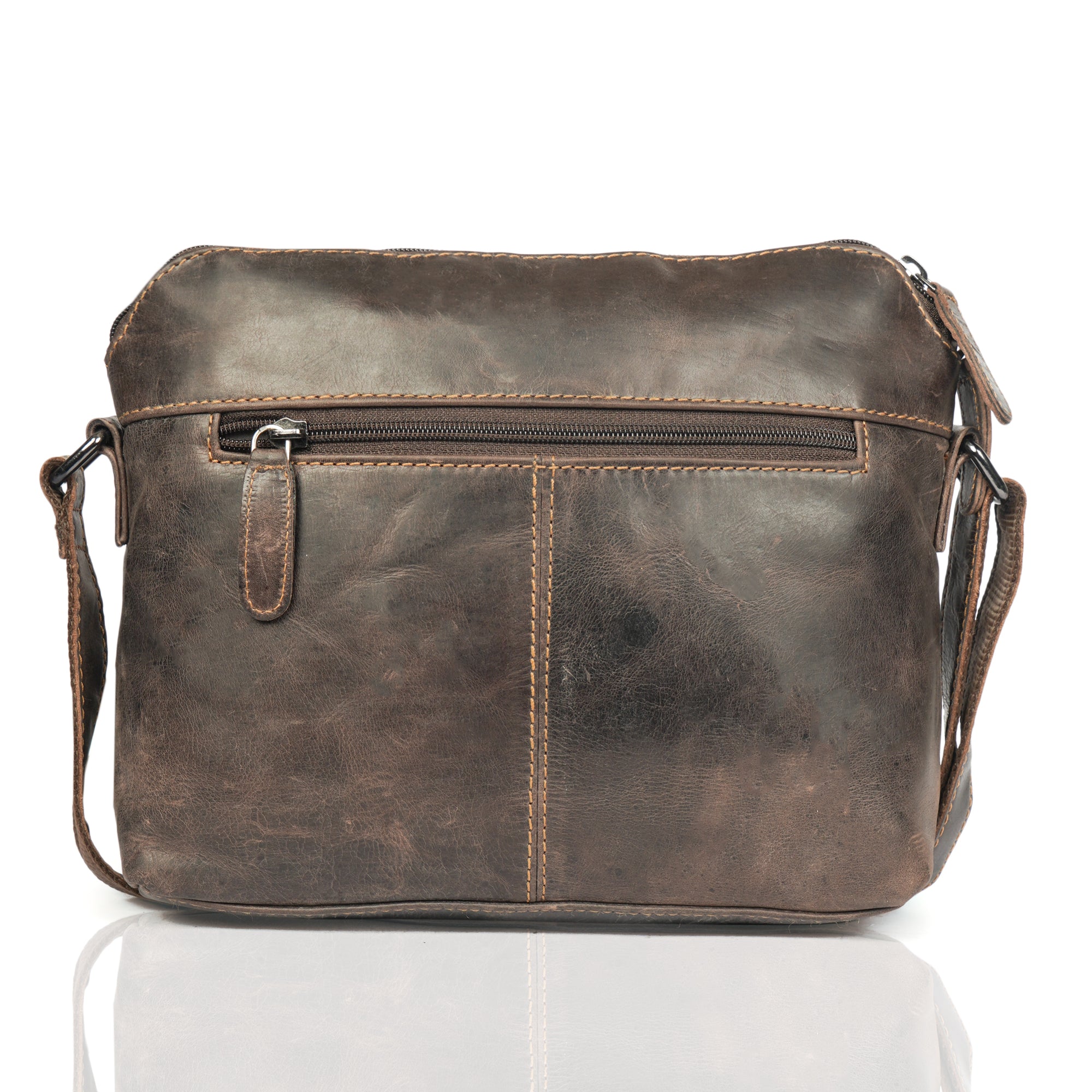 Siena Crossbody Brown - Minori Leather