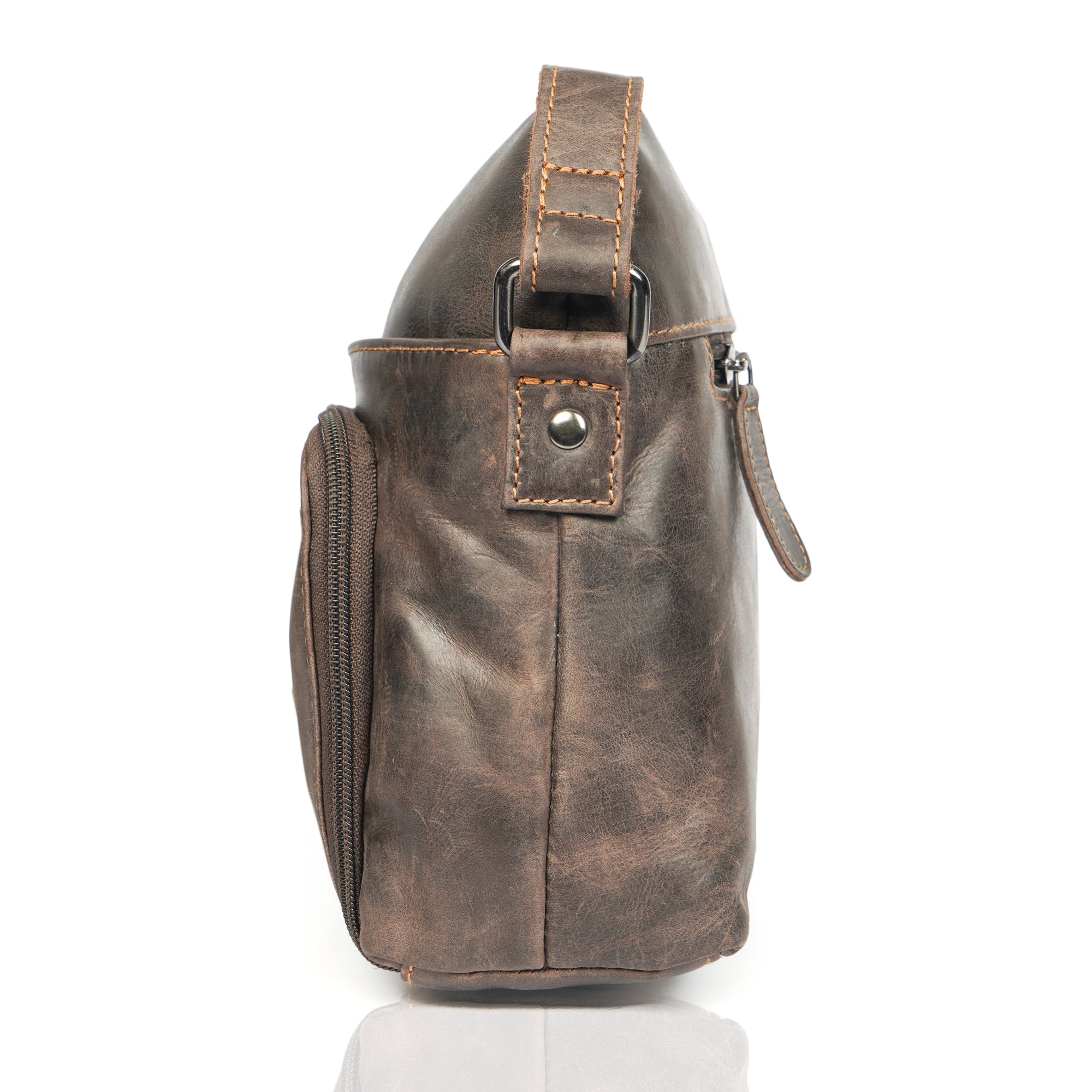 Siena Crossbody Brown - Minori Leather