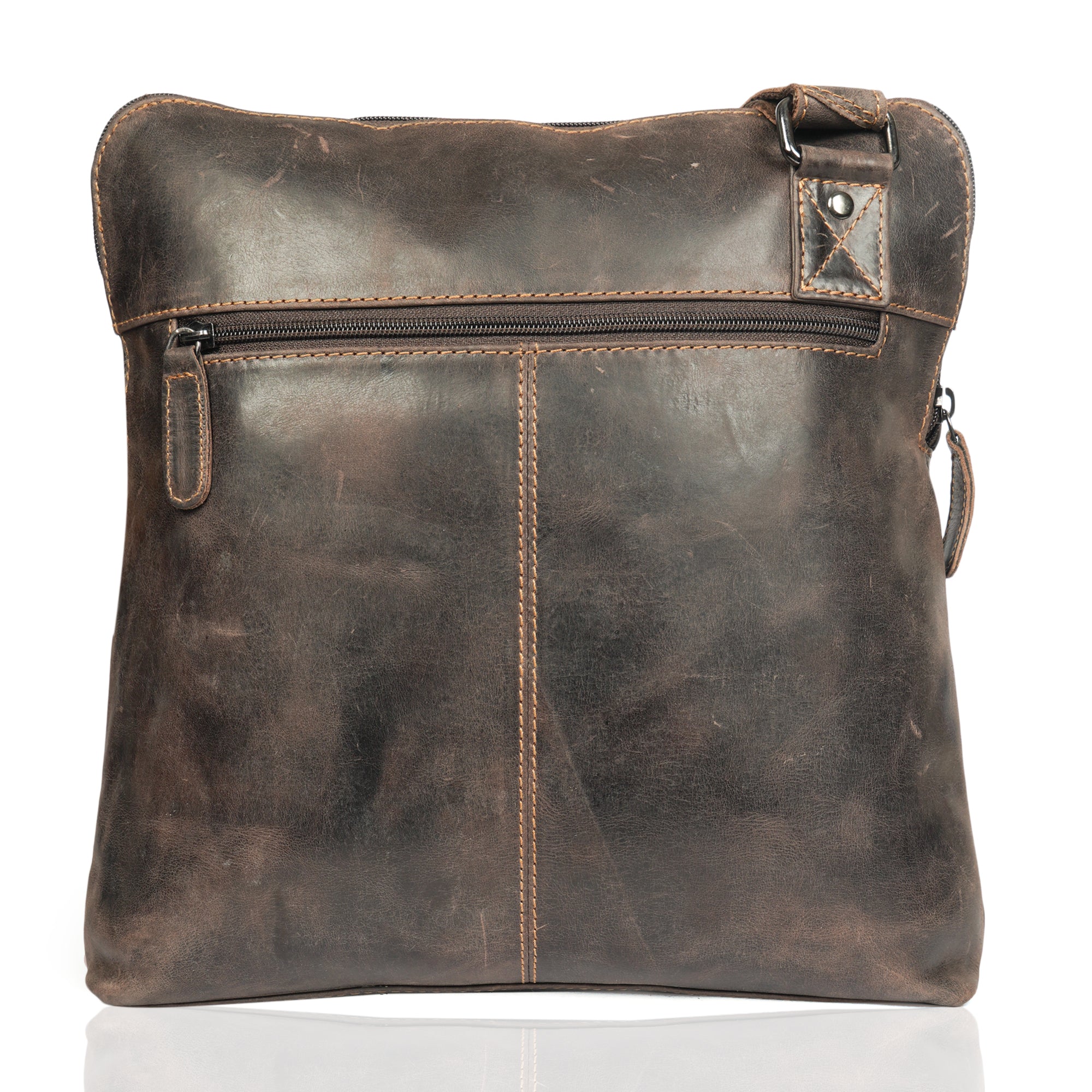 Ryder Shoulder Brown - Minori Leather