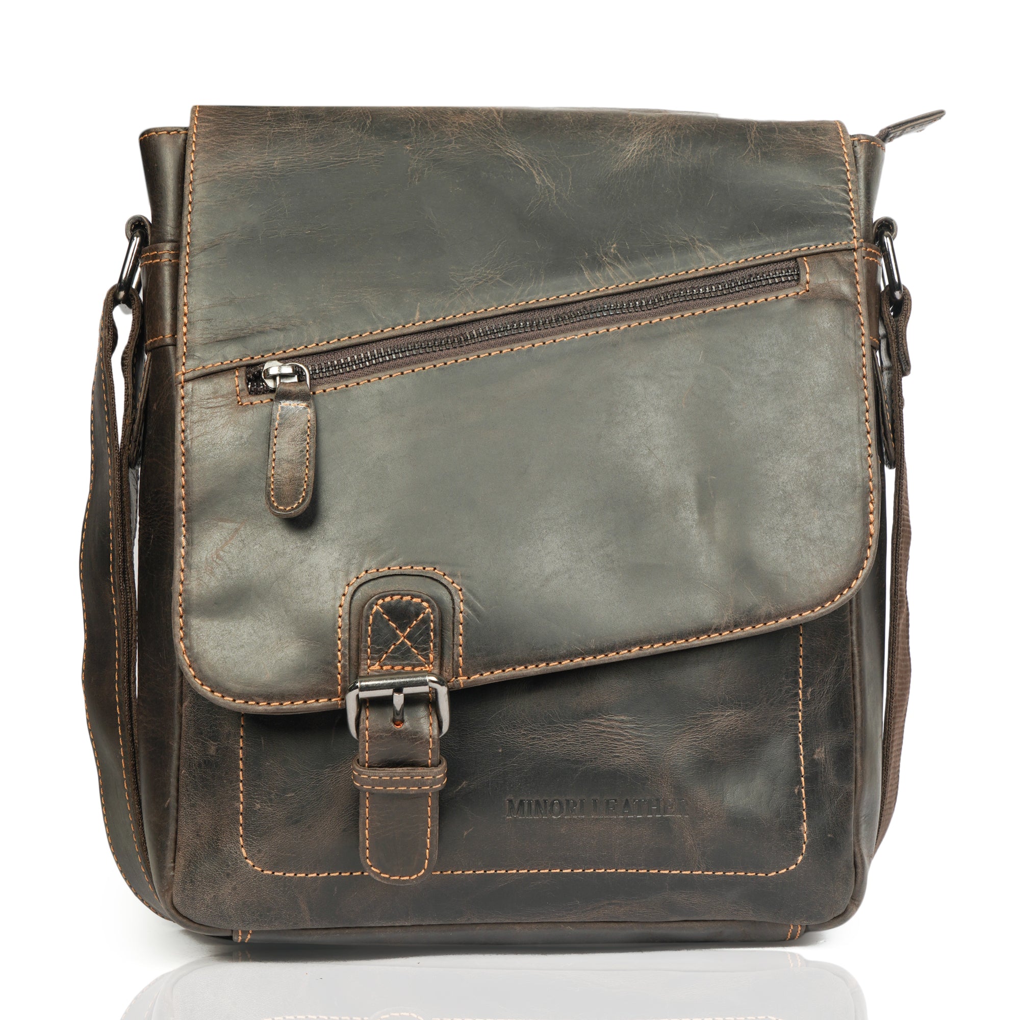 Raleigh Messenger Brown - Minori Leather