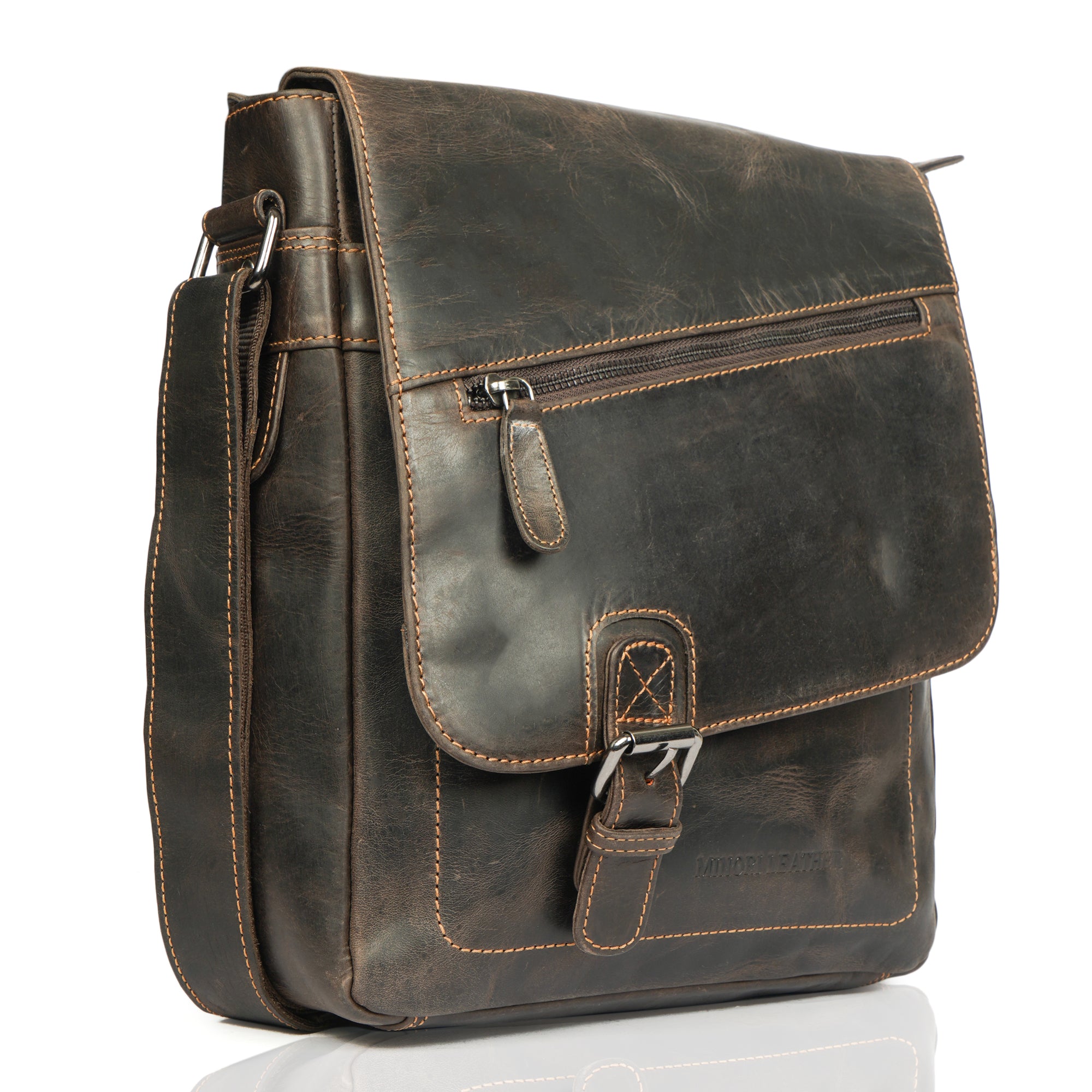 Raleigh Messenger Brown - Minori Leather
