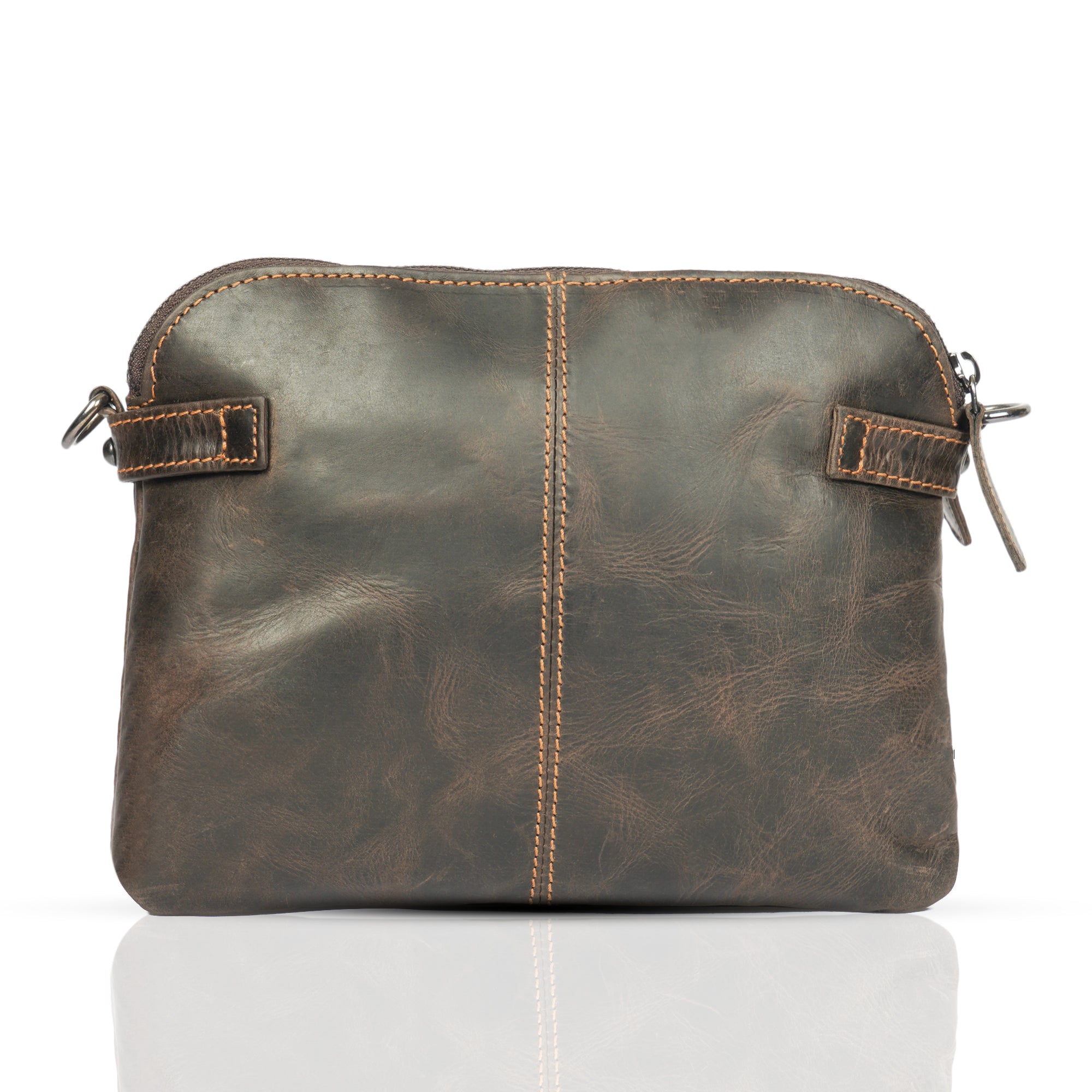 Sofia Crossbody Wristlet Brown - Minori Leather