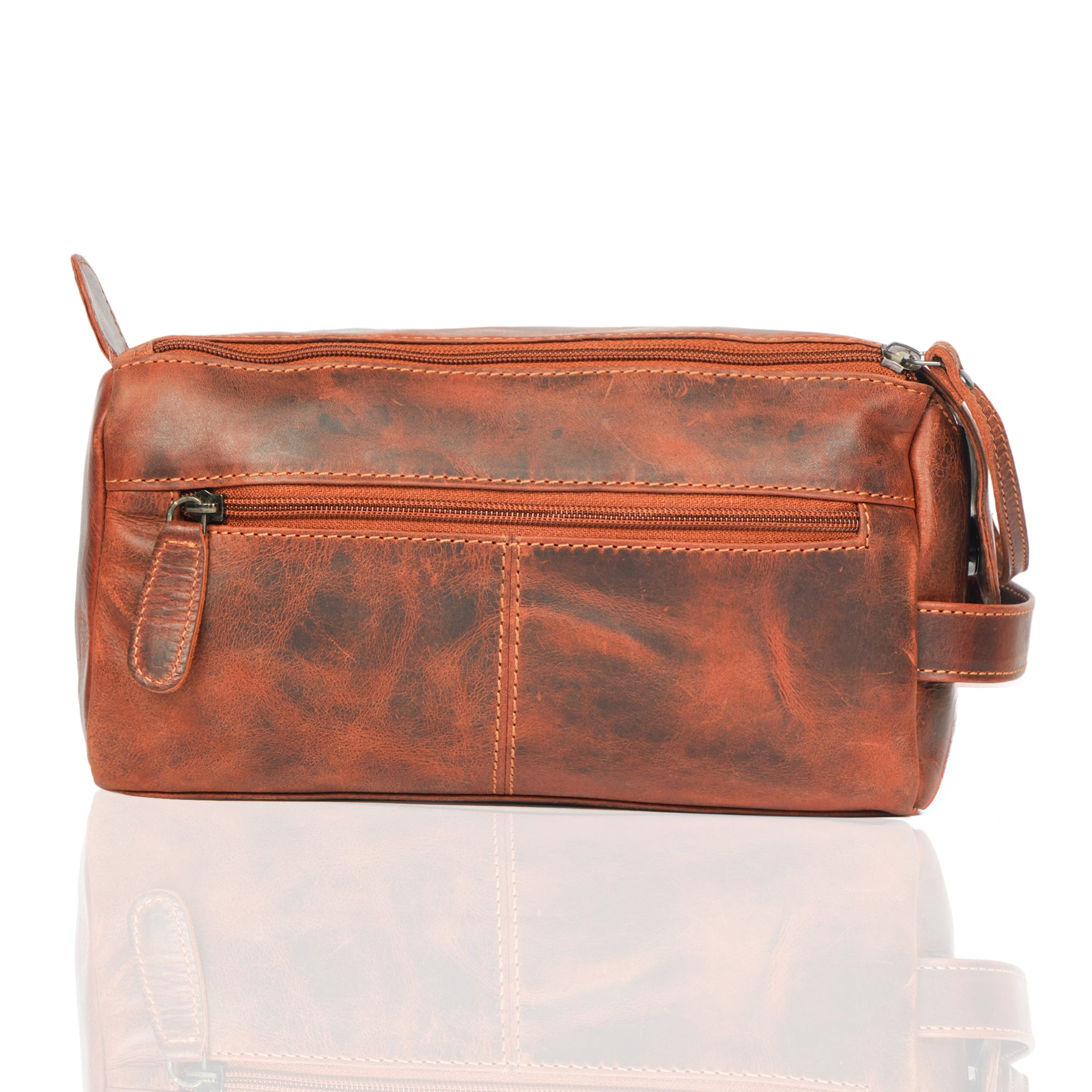 Nomad Toiletry Chestnut - Minori Leather