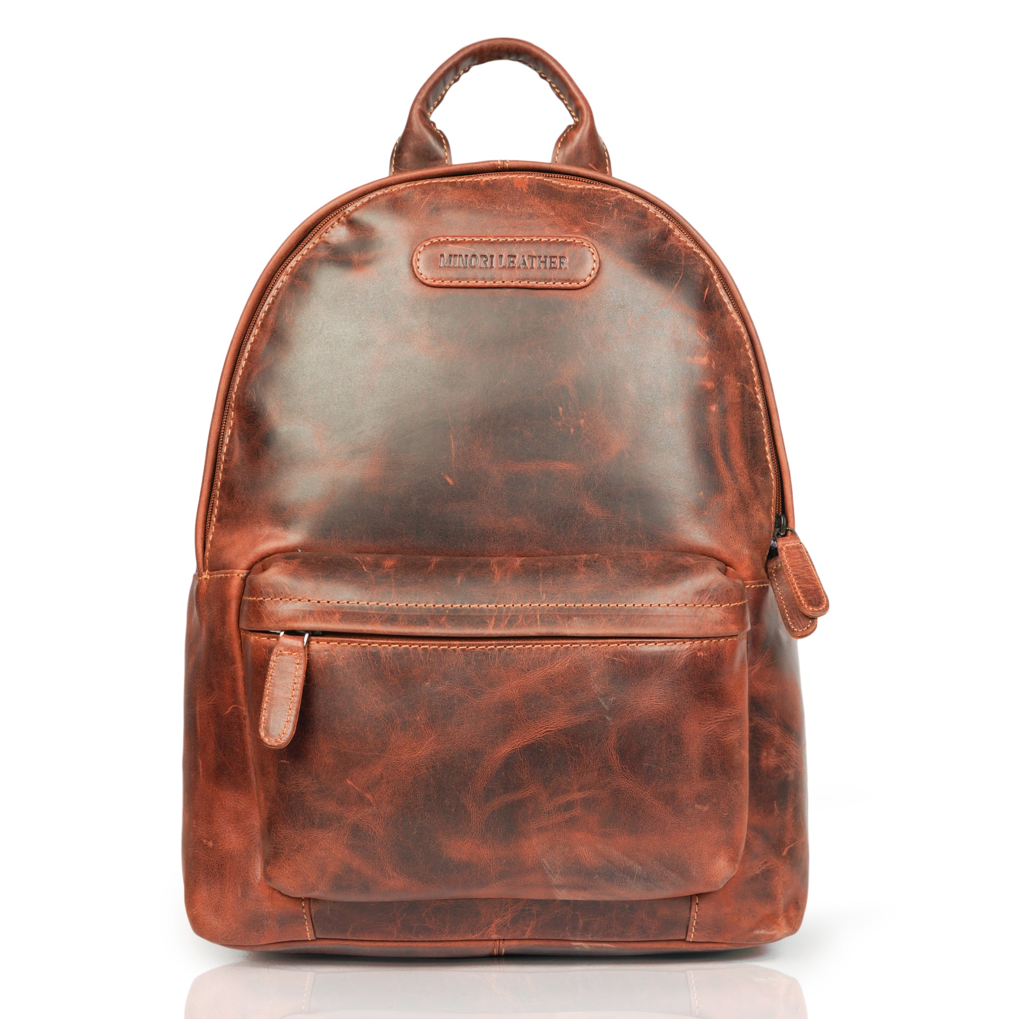Garth Backpack Chestnut - Minori Leather