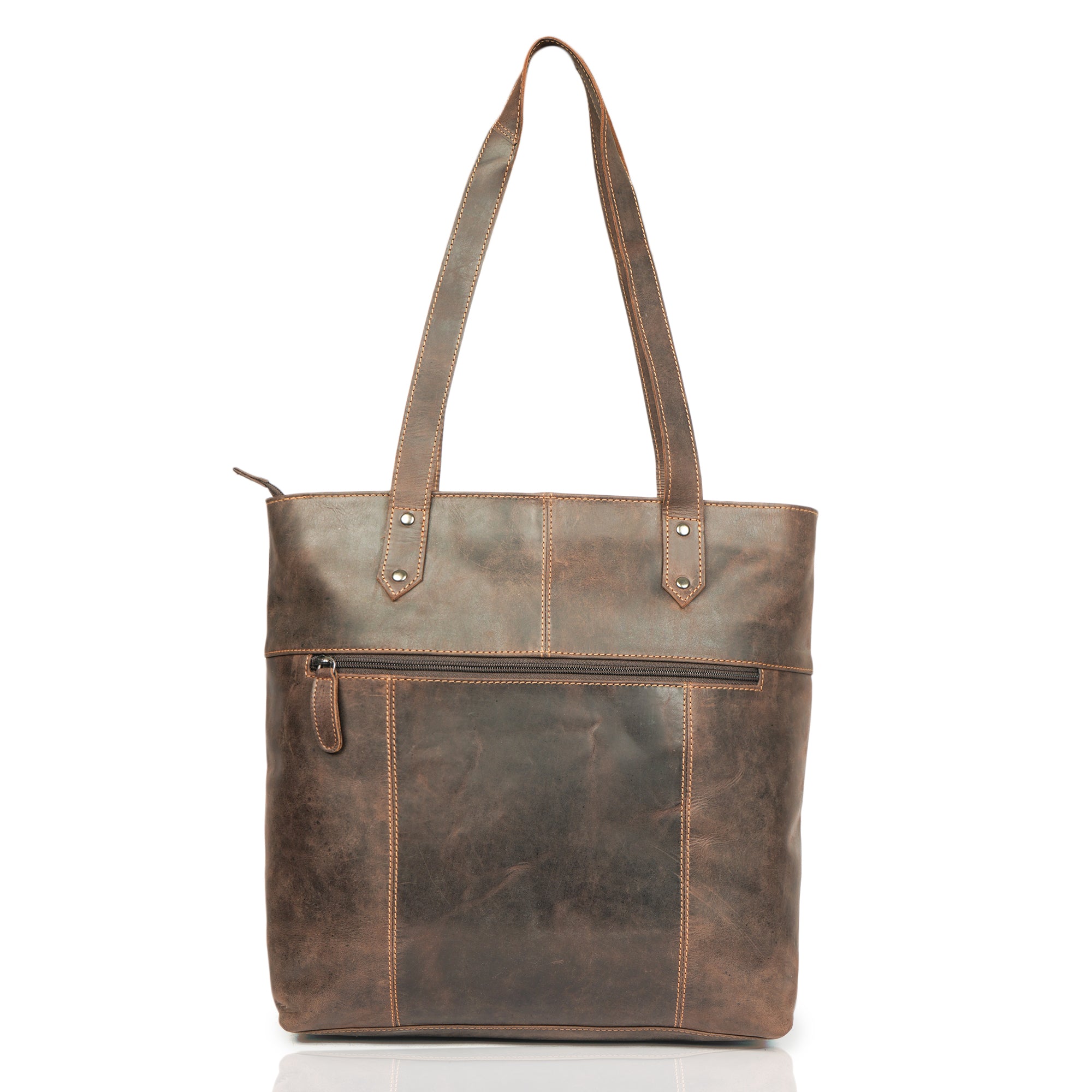 Rowan Tote Brown - Minori Leather