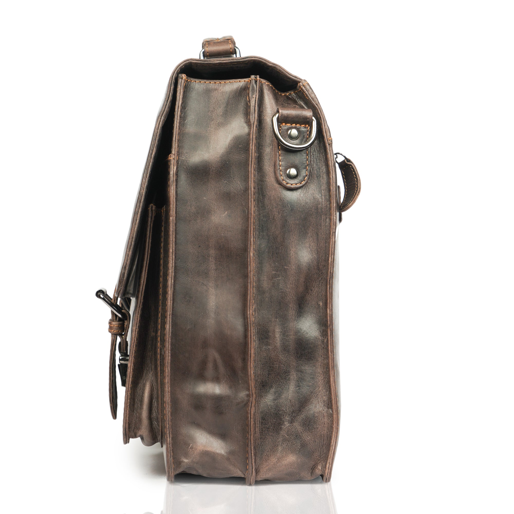 Cambridge Leather Briefcase Bag – Unisex - Minori Leather