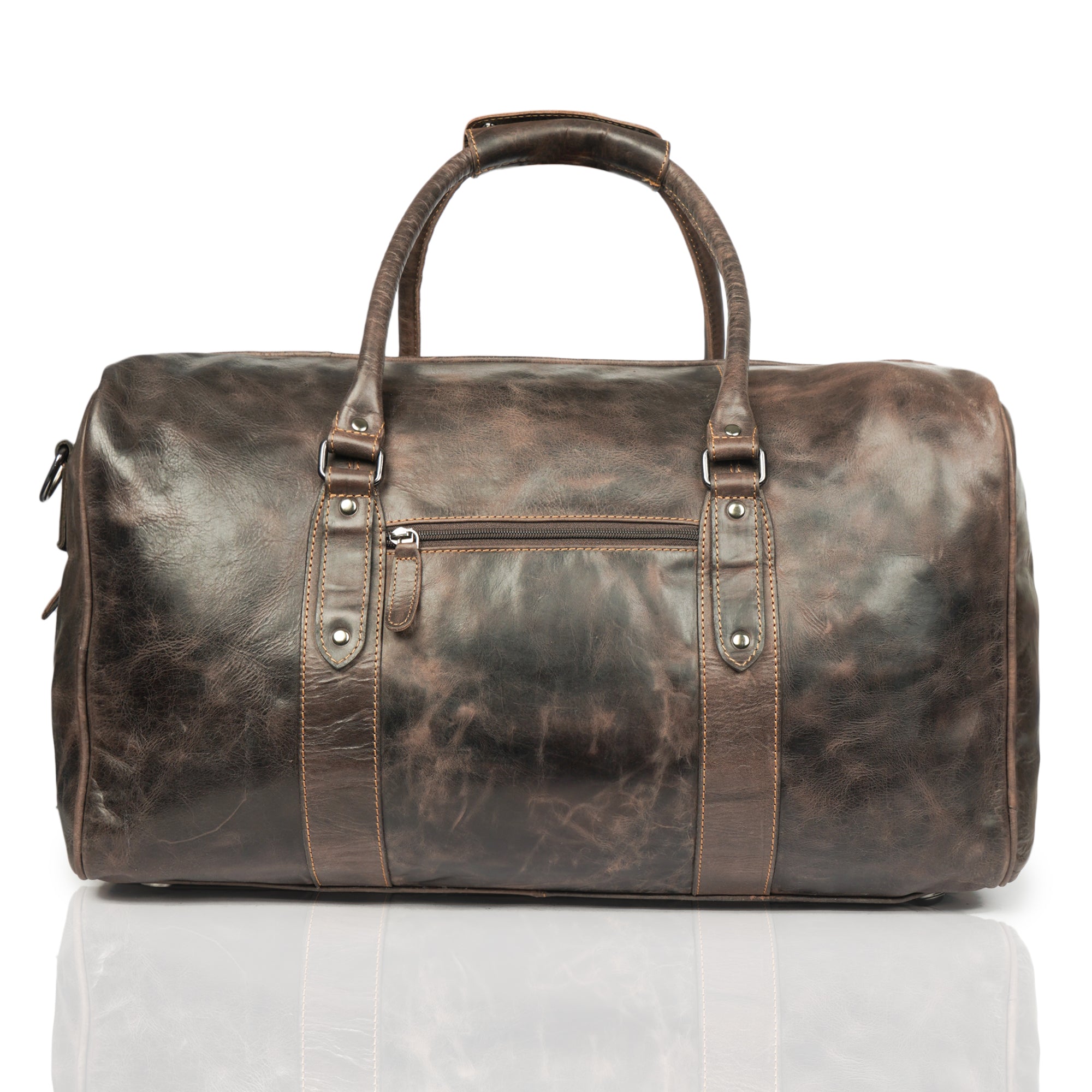 Riley Duffle Brown - Minori Leather