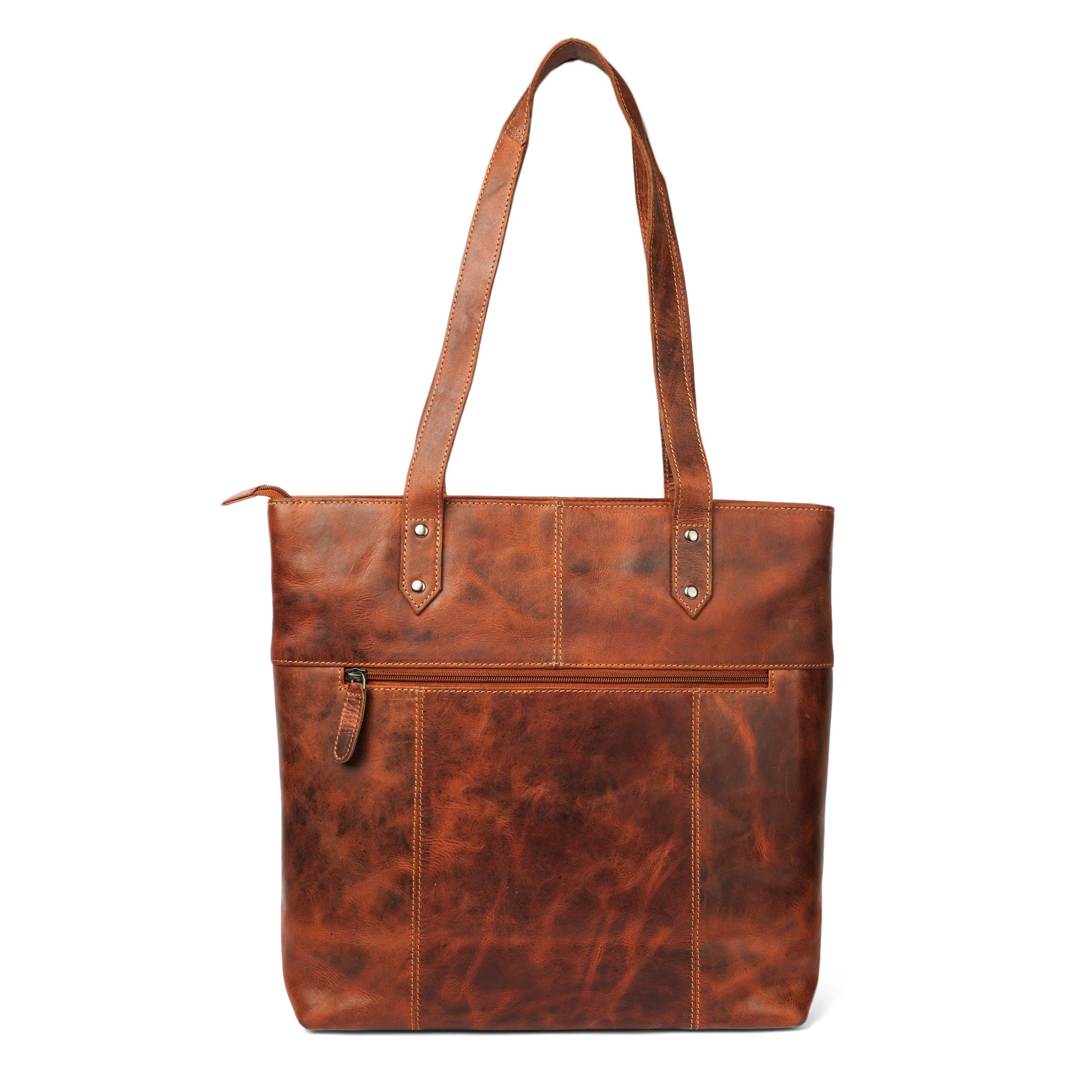 Rowan Tote Chestnut - Minori Leather