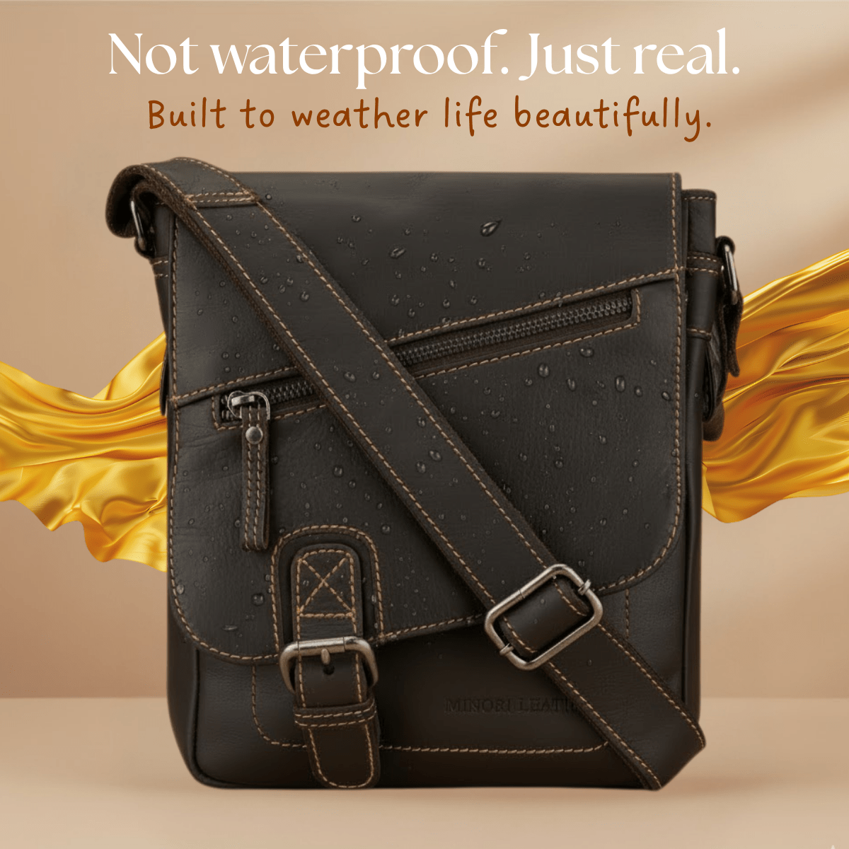 Is Leather Waterproof? The Truth About Protecting Your Leather Bags from Water Damage - Minori Leather