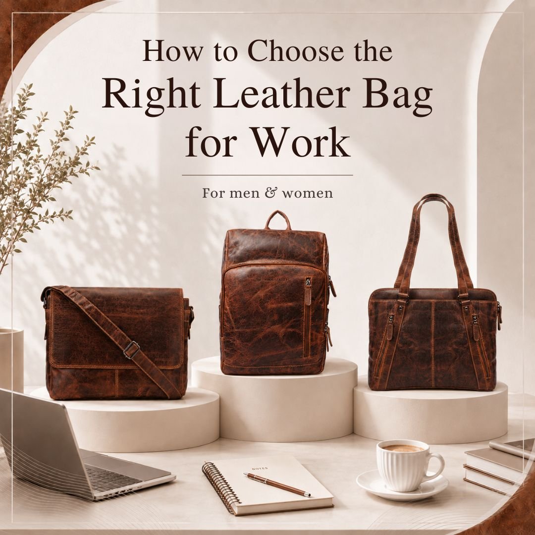 How to Choose the Right Leather Bag for Work (Men & Women) - Minori Leather