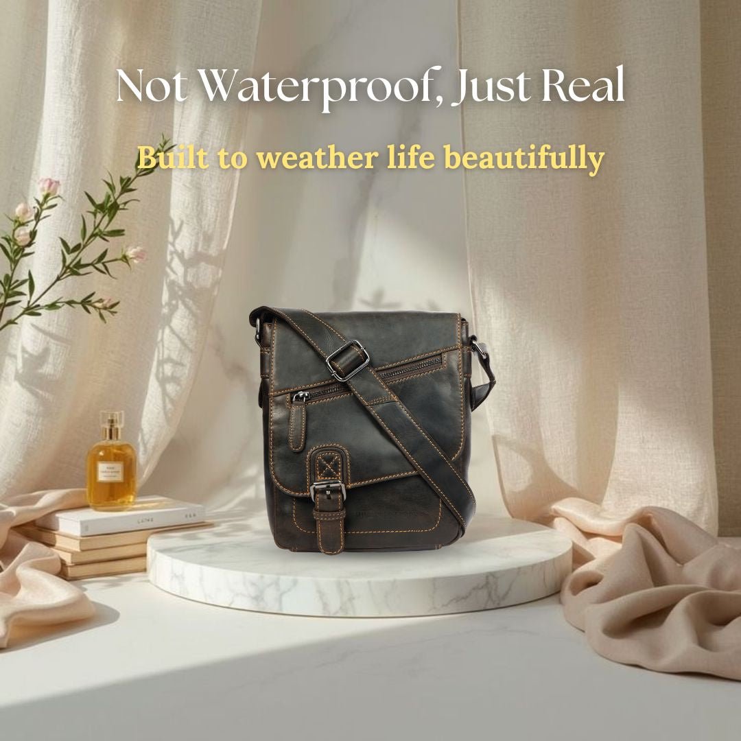 Is Leather Waterproof? The Truth About Protecting Your Leather Bags from Water Damage - Minori Leather