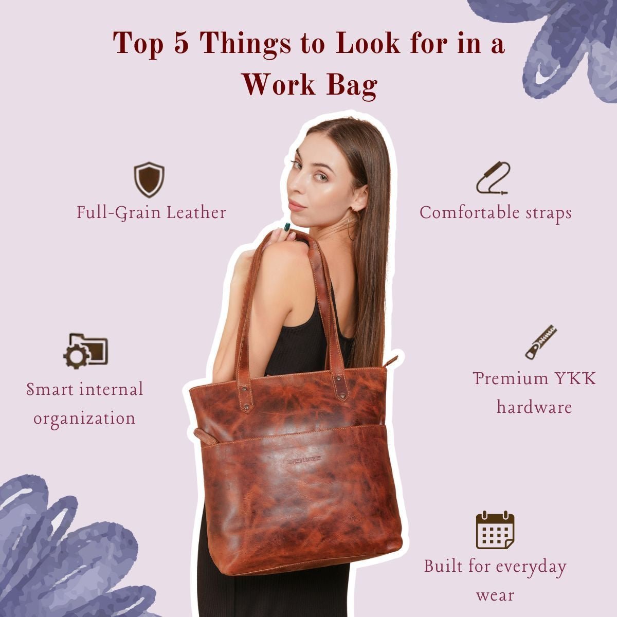 How to Choose the Right Leather Bag for Work (Men & Women) - Minori Leather