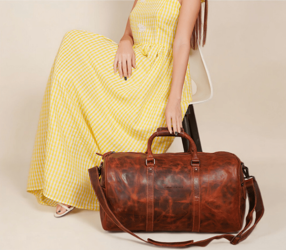 Women's Leather Travel Bags | Duffle Bags & Weekenders | Minori